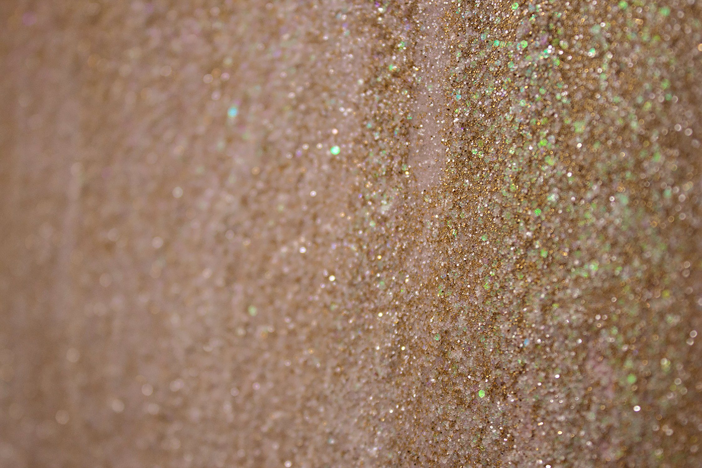 YS-Art Gemälde Planet für 2, Abstrakt, Abstraktes auf Leinwand Bild Handgemalt Pärchen Insel Gold