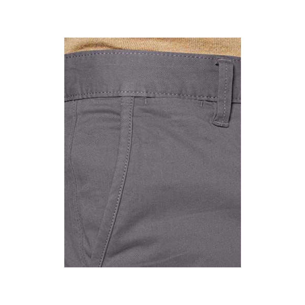 TOM TAILOR Chinos grau pflegeleicht) castlerock (1-tlg., regular grey