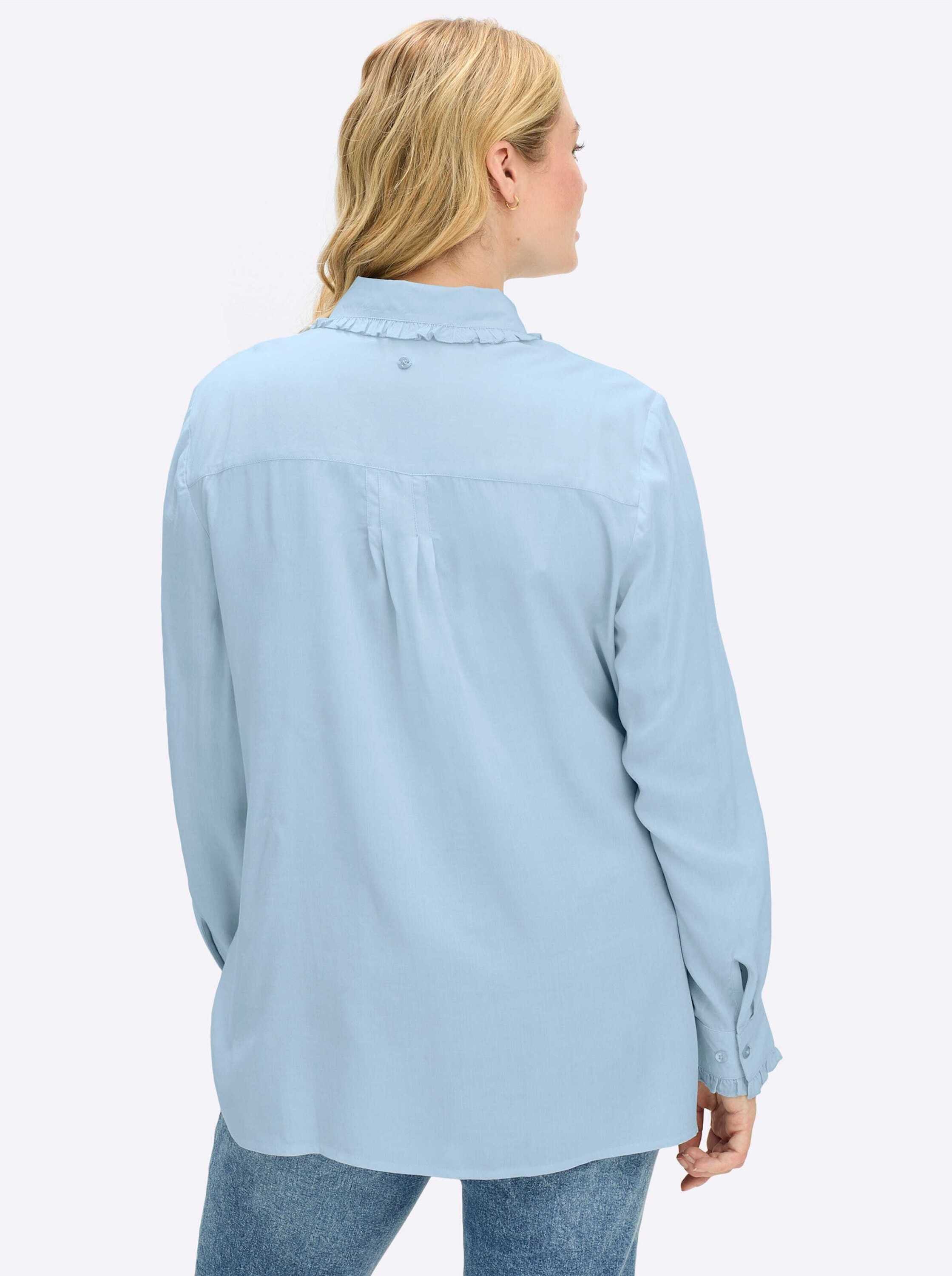 Sheego Klassische Bluse Bluse Langarm günstig online kaufen
