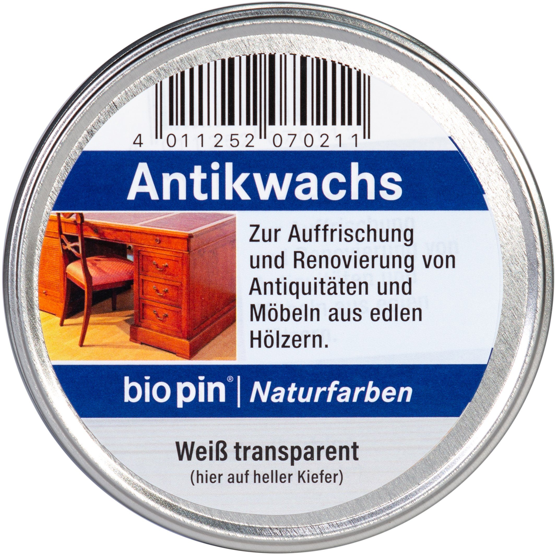 Bio Pin Biopin Antik-Renovierwachs für Möbel und Böden Schutzwachs