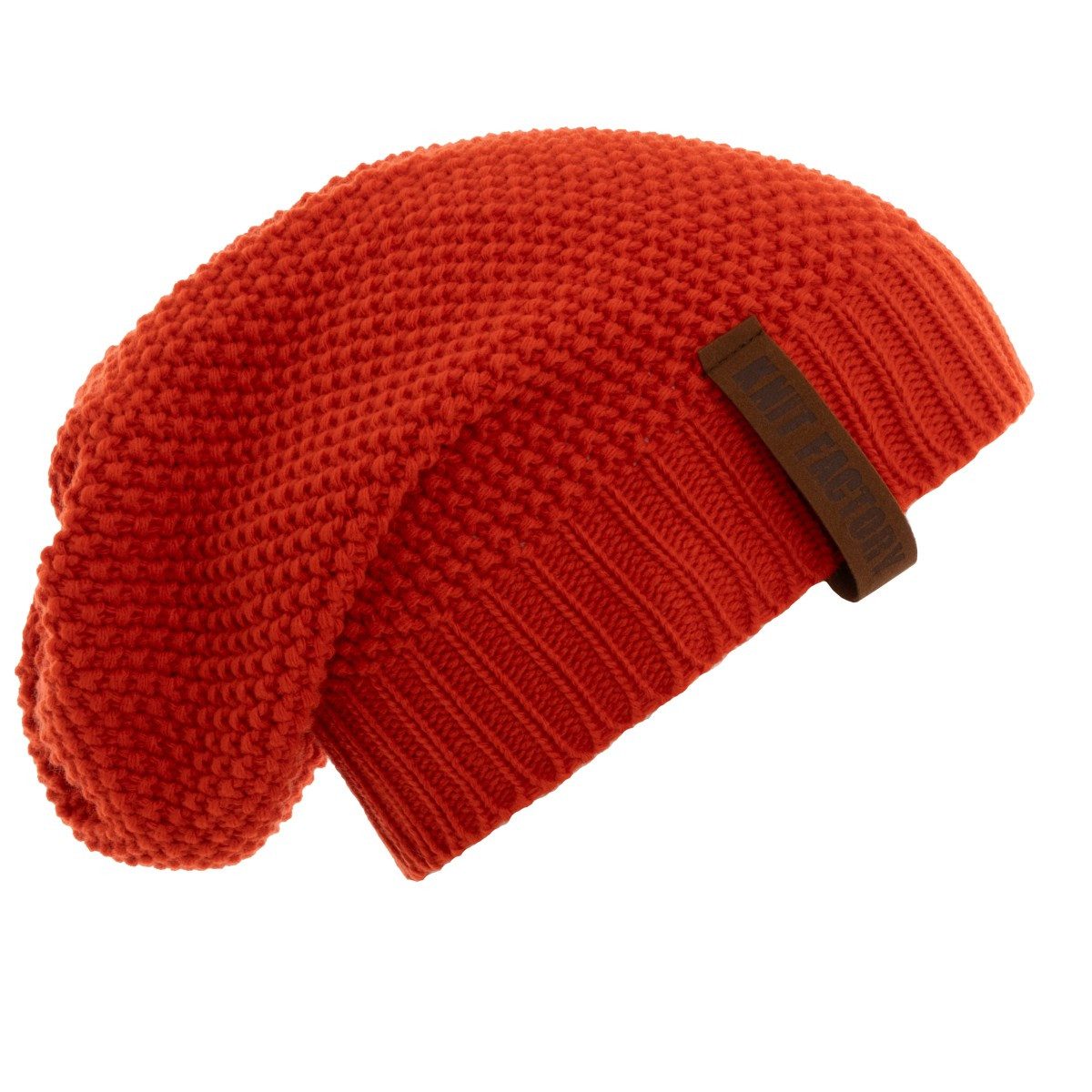 Knit Factory Strickmütze Coco Mütze Grenadine Red One Size (Set, 1-St., Spar-Set) mütze damen jungen herren set winter herbst beanie Strick sale warm