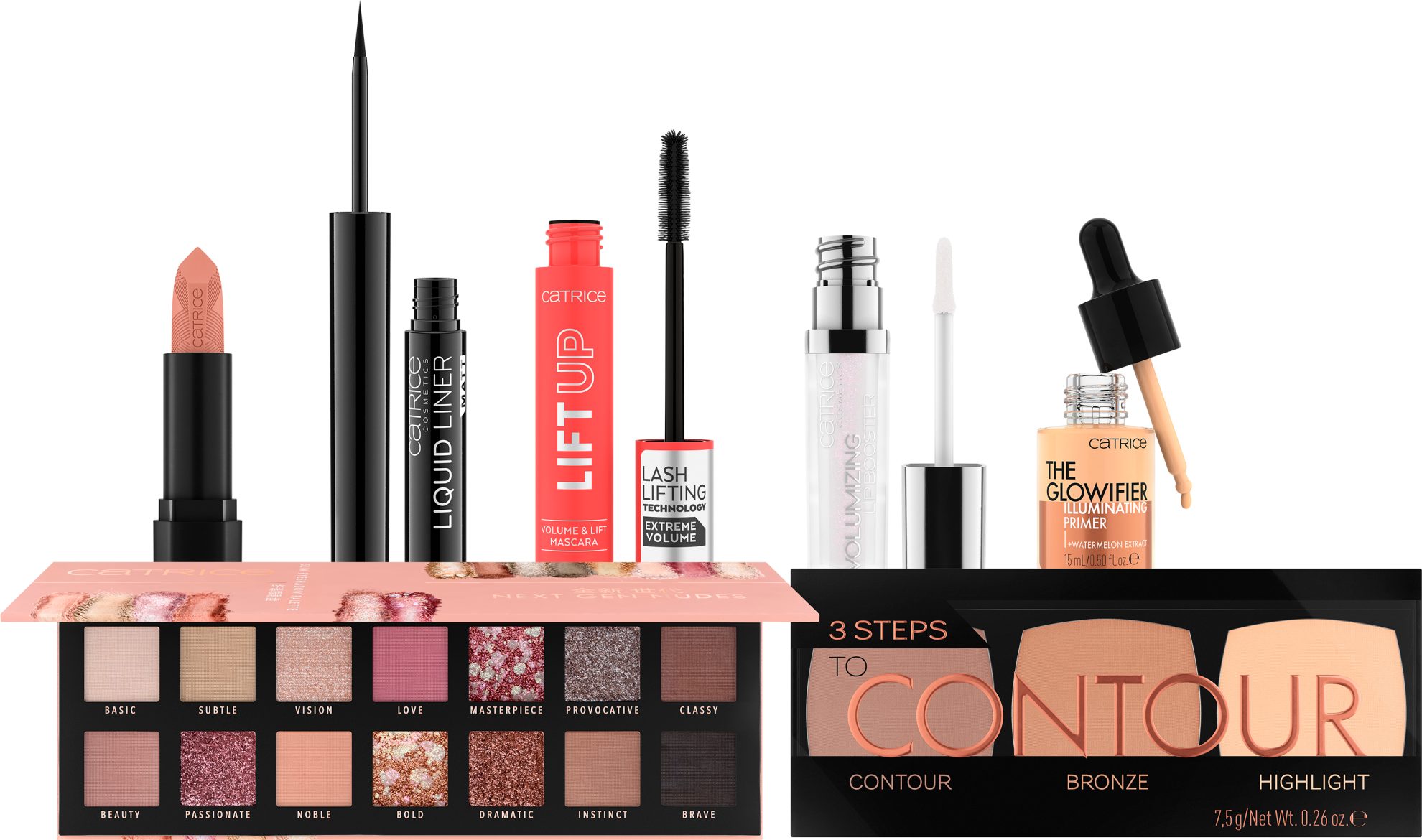 Catrice Augen-Make-Up-Set Powerful Me Look Set, 7-tlg.