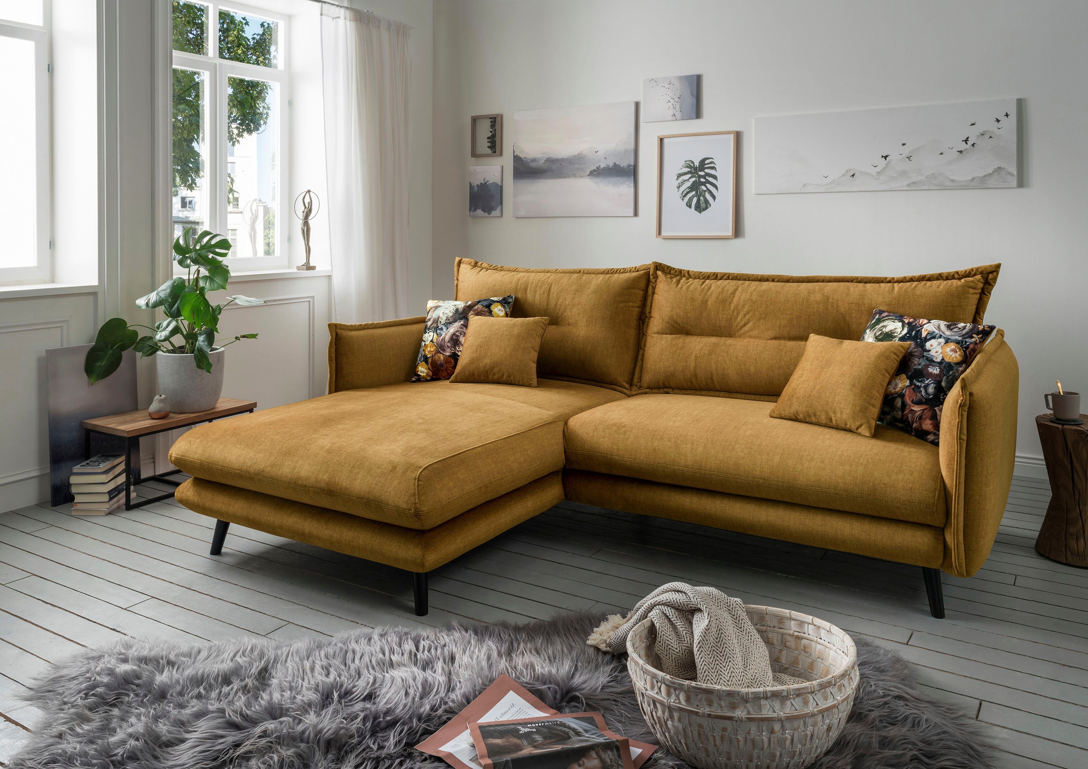 INOSIGN Ecksofa Lazio modernes Design, bequem, günstig online kaufen