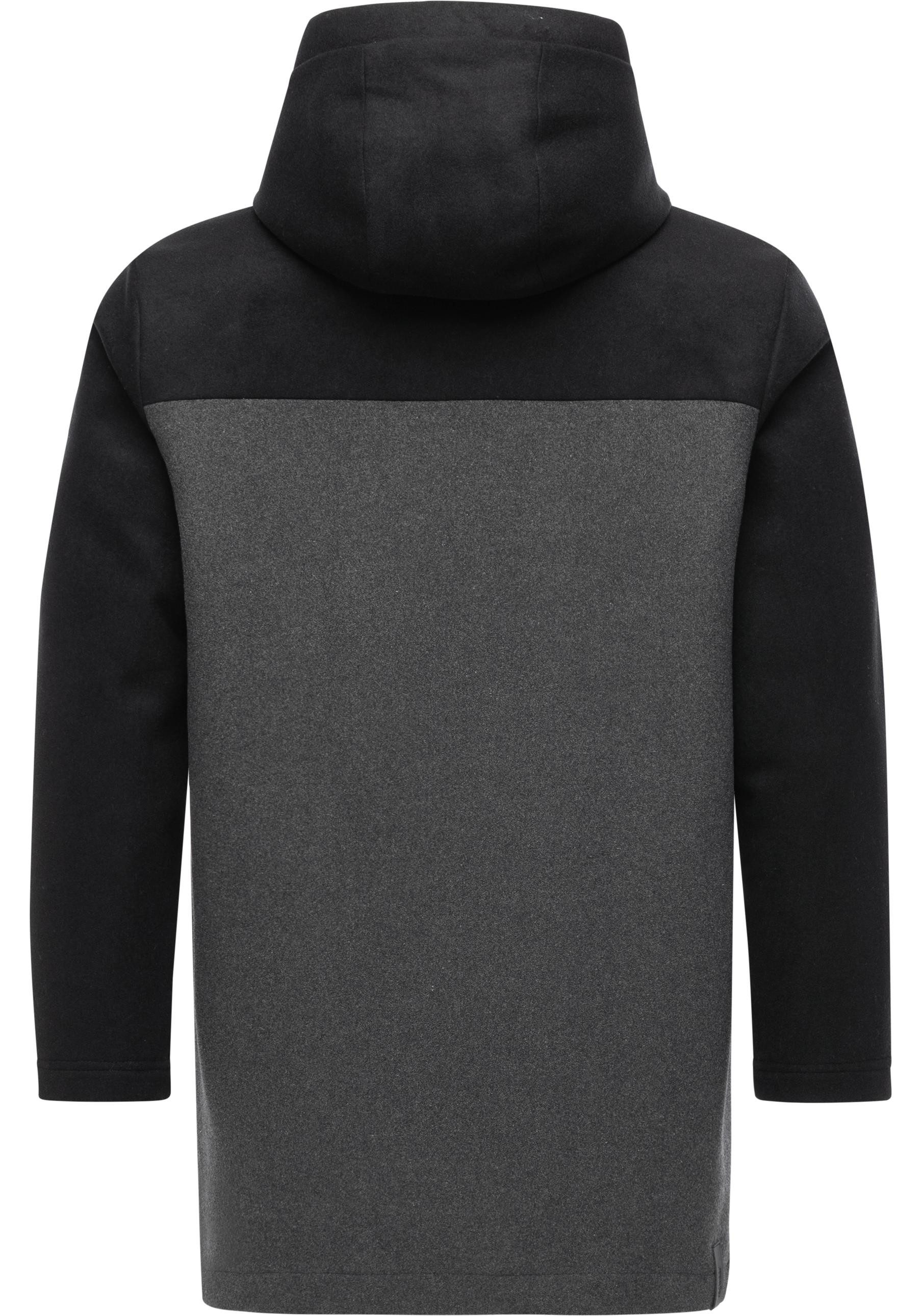 Ragwear Dufflecoat Dorvan YOUMODO Funktionaler Herren Fleece-Mantel