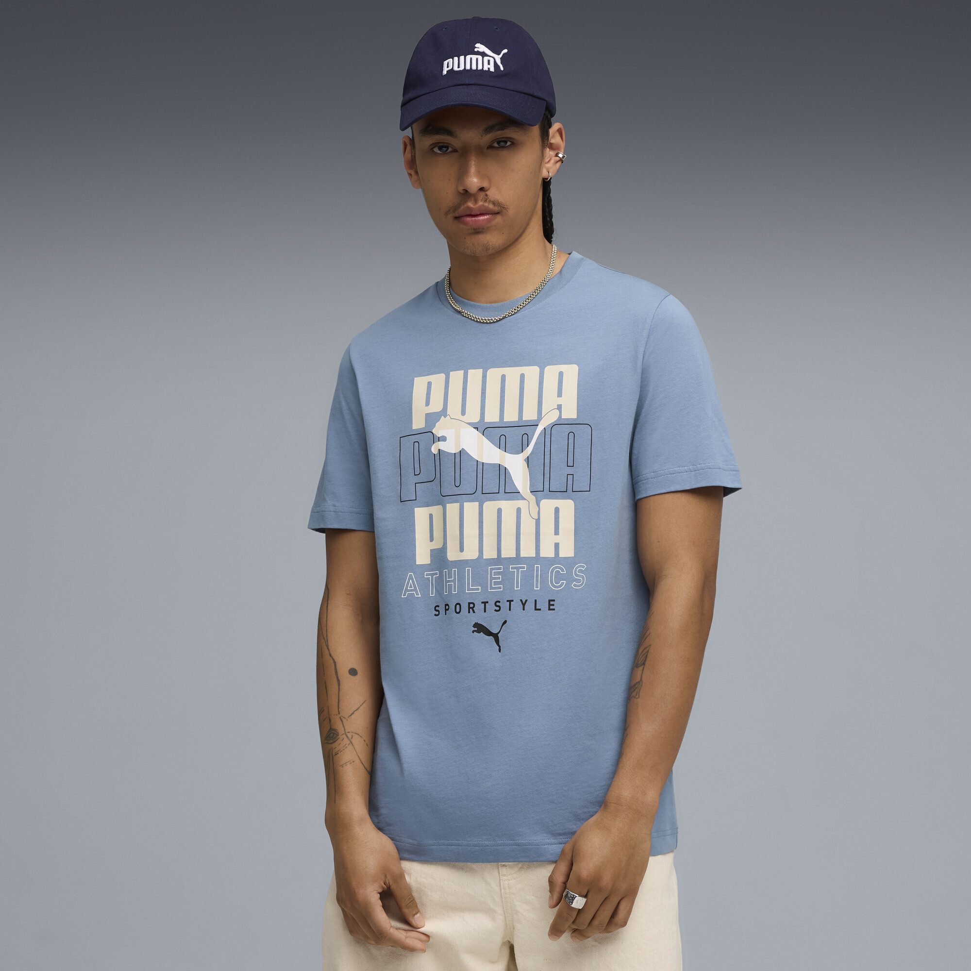 PUMA T-Shirt Graphic Stacked Graphic T-Shirt Herren günstig online kaufen