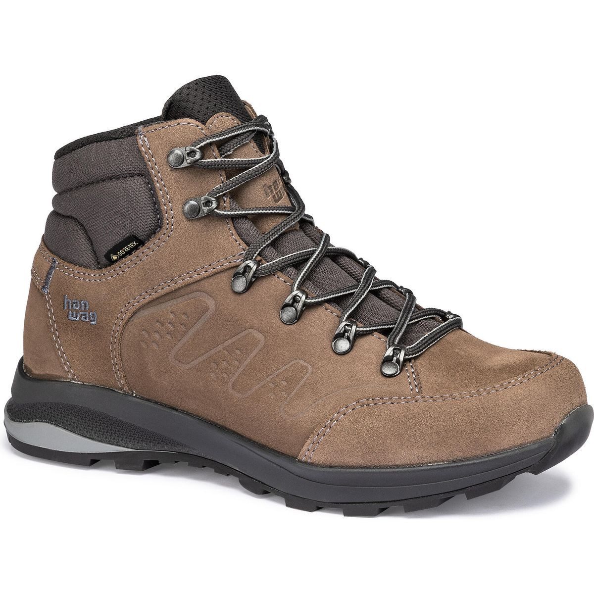 Hanwag Torsby SF Extra Lady GTX Hikingschuh Leichter Wanderschuh für Damen mit breitem Vorfuß, wasserdicht und