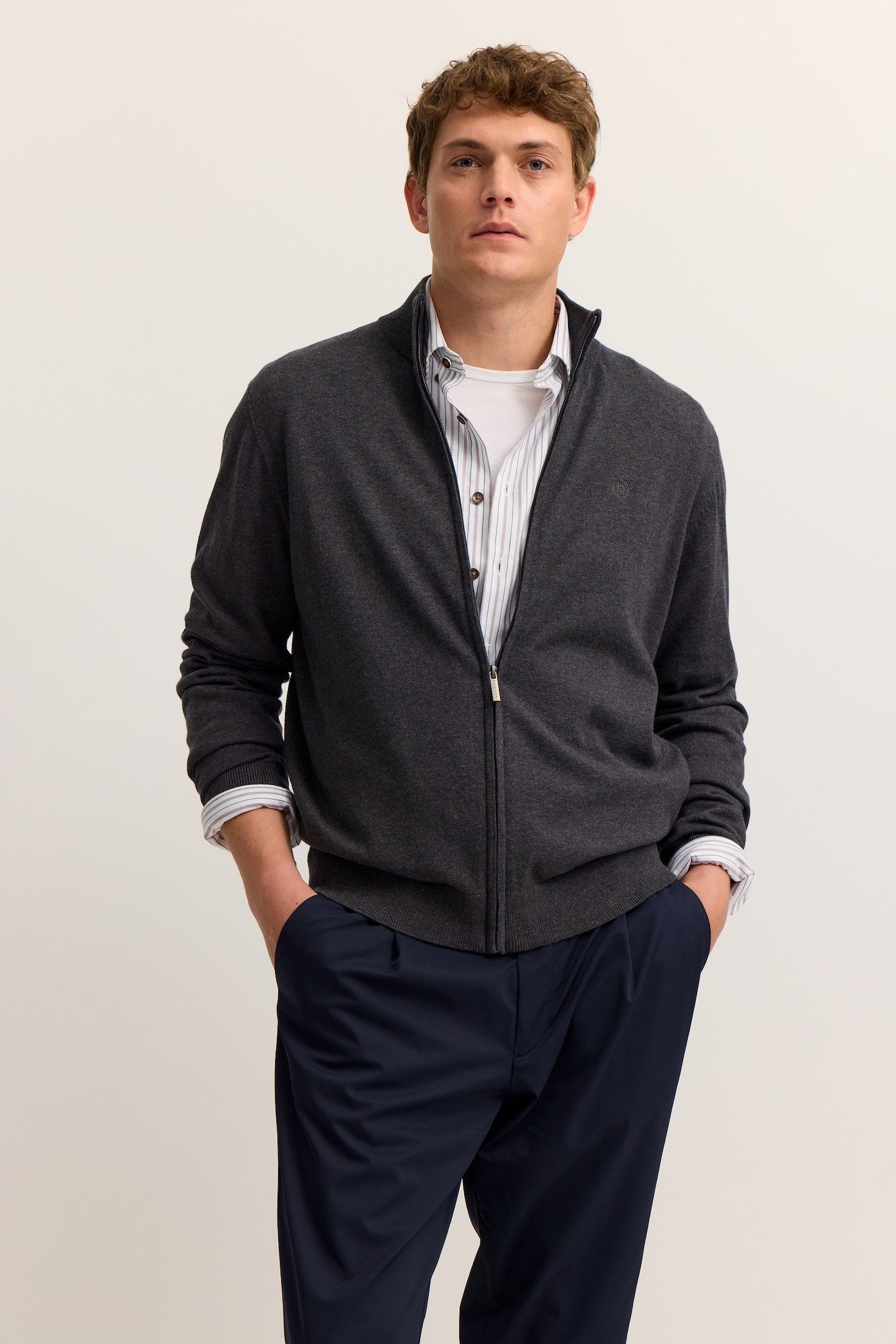 Strickjacke Regular Fit