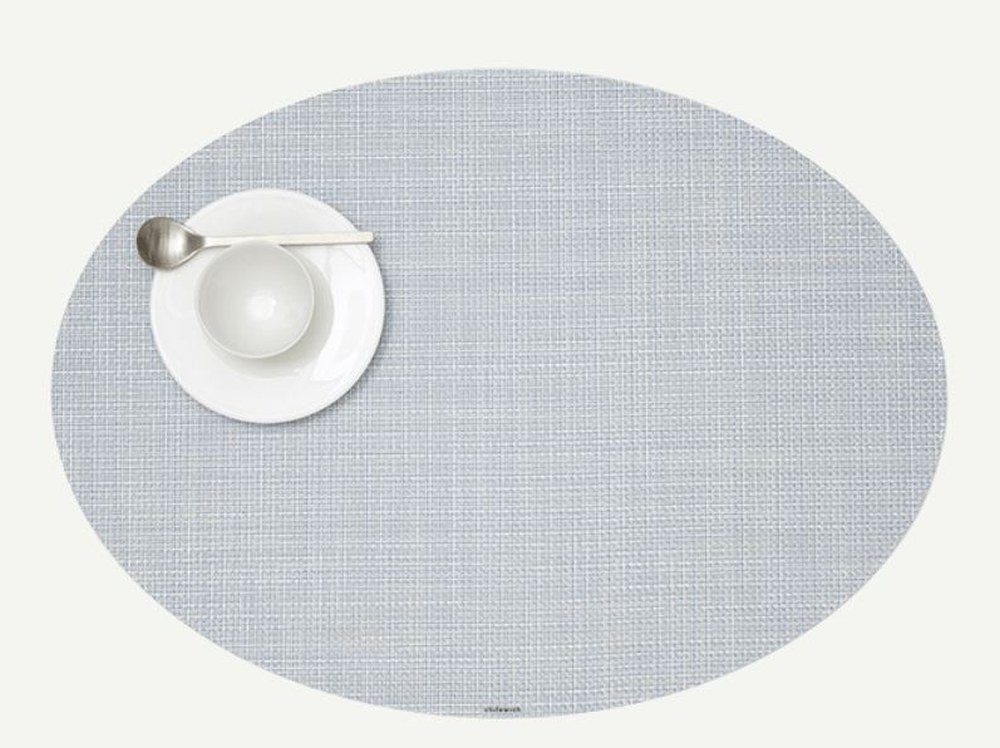 Chilewich Platzset Mini Basketweave Oval Sky, günstig online kaufen