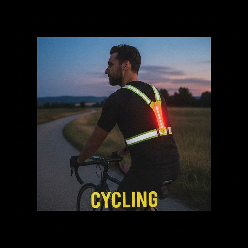 Riyashop Haushaltshobel Sicherheitsweste Laufwesten mit Reflektierende LEDs günstig online kaufen