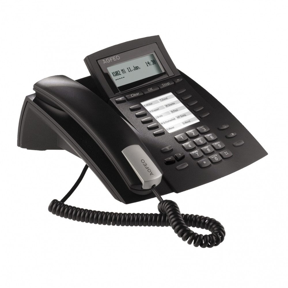 Agfeo Agfeo ST 22 IP VoIP-Telefon schwarz modern. Kabelgebundenes Telefon (VoIP)