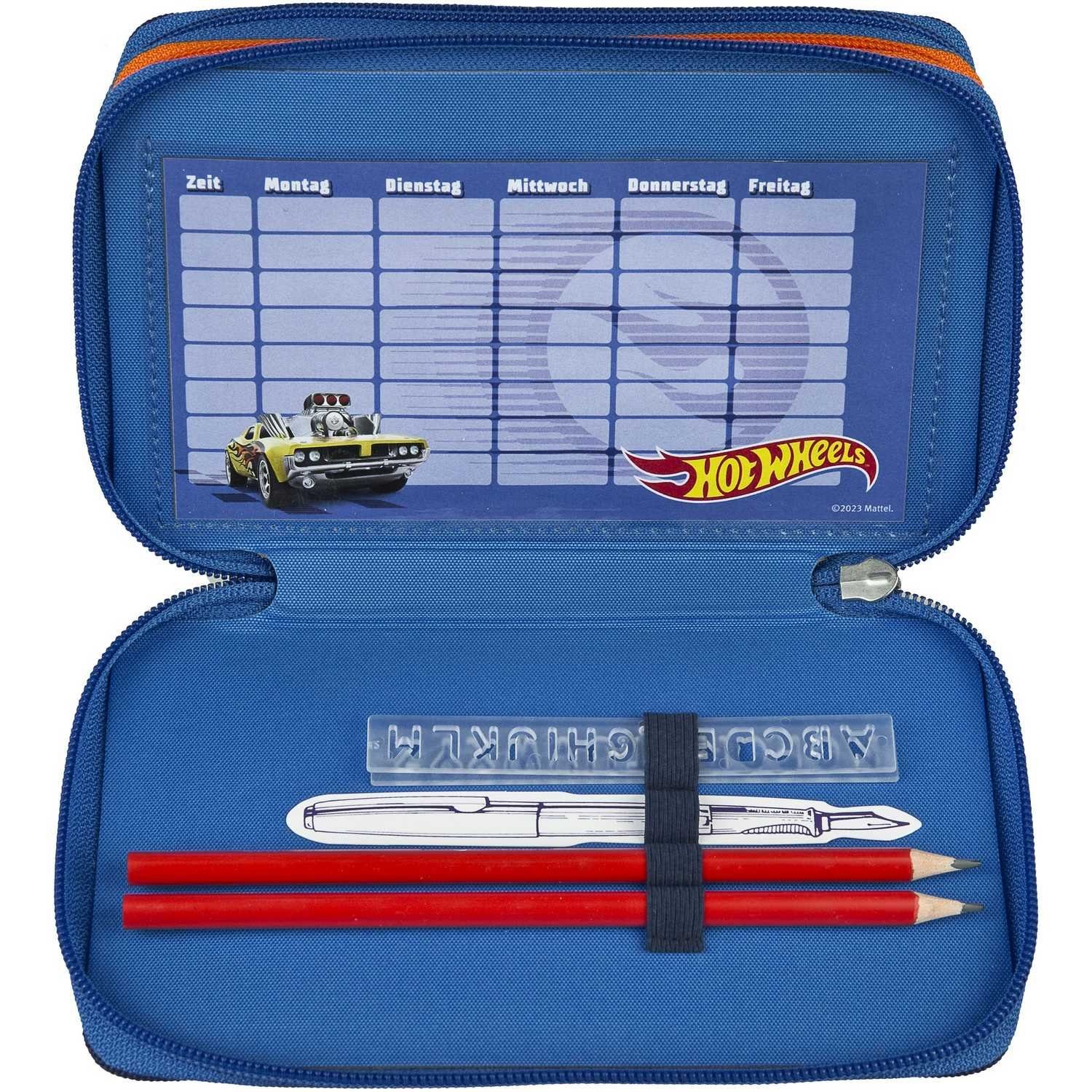 Scooli Federmäppchen scooli Tripledecker Hot Wheels