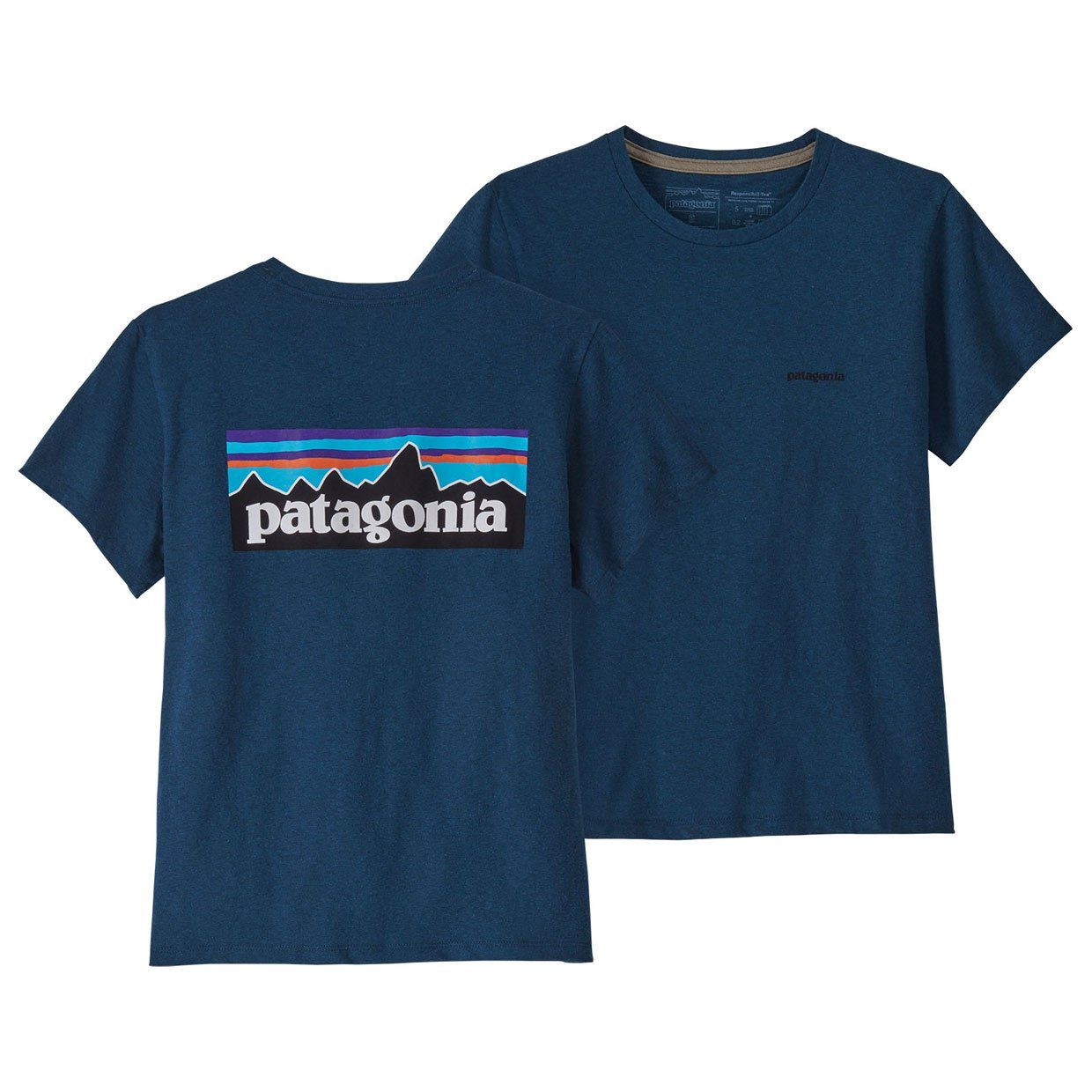 Damen Patagonia Fleecepullover T-Shirt P-6 Responibili-Tee