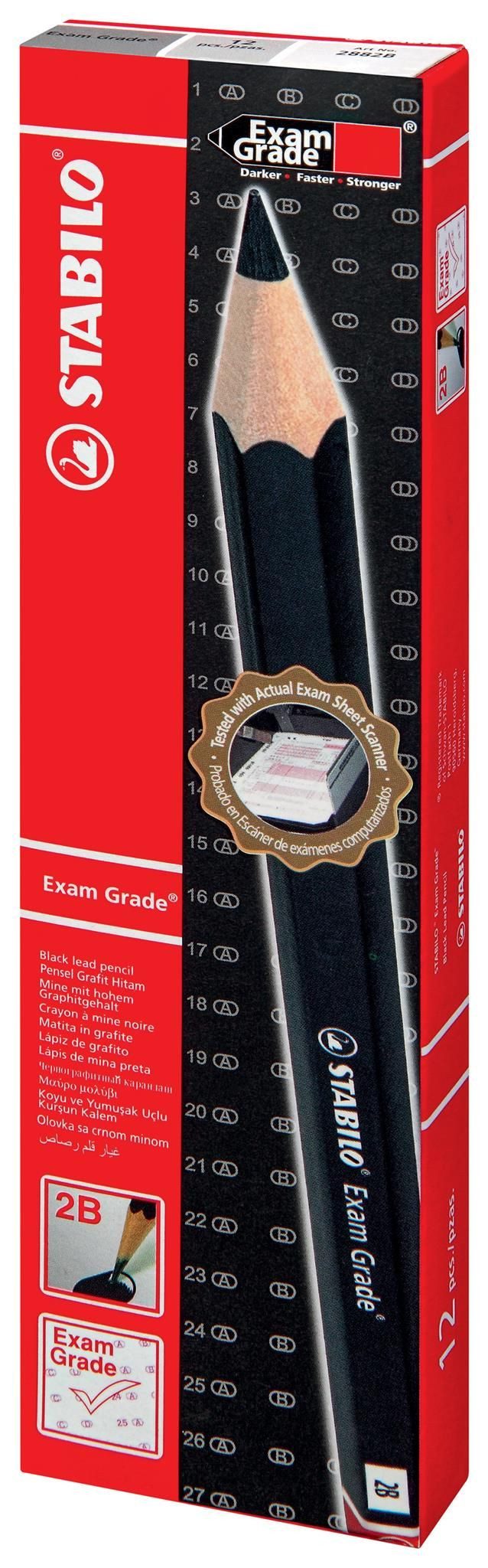 STABILO Bleistift STABILO Exam Grade Bleistift 2B