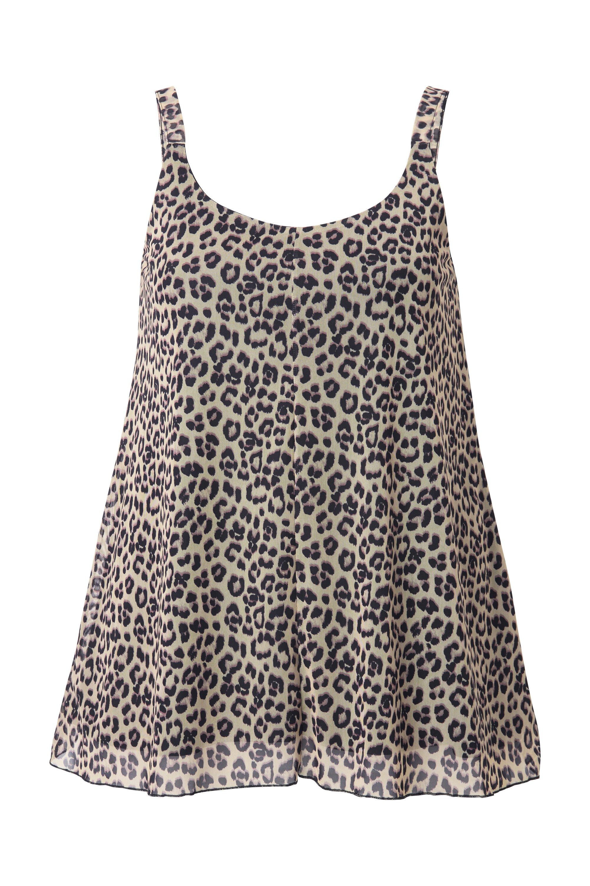 MIAMODA Longtop Top A-Linie Mesh Leo günstig online kaufen