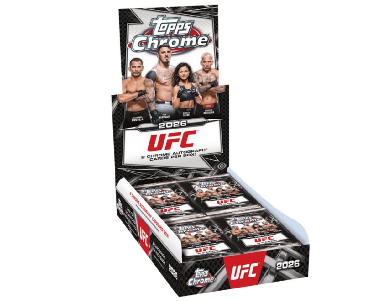 Topps Sammelkarte Topps Chrome UFC 2026 - 1 Hobby Box