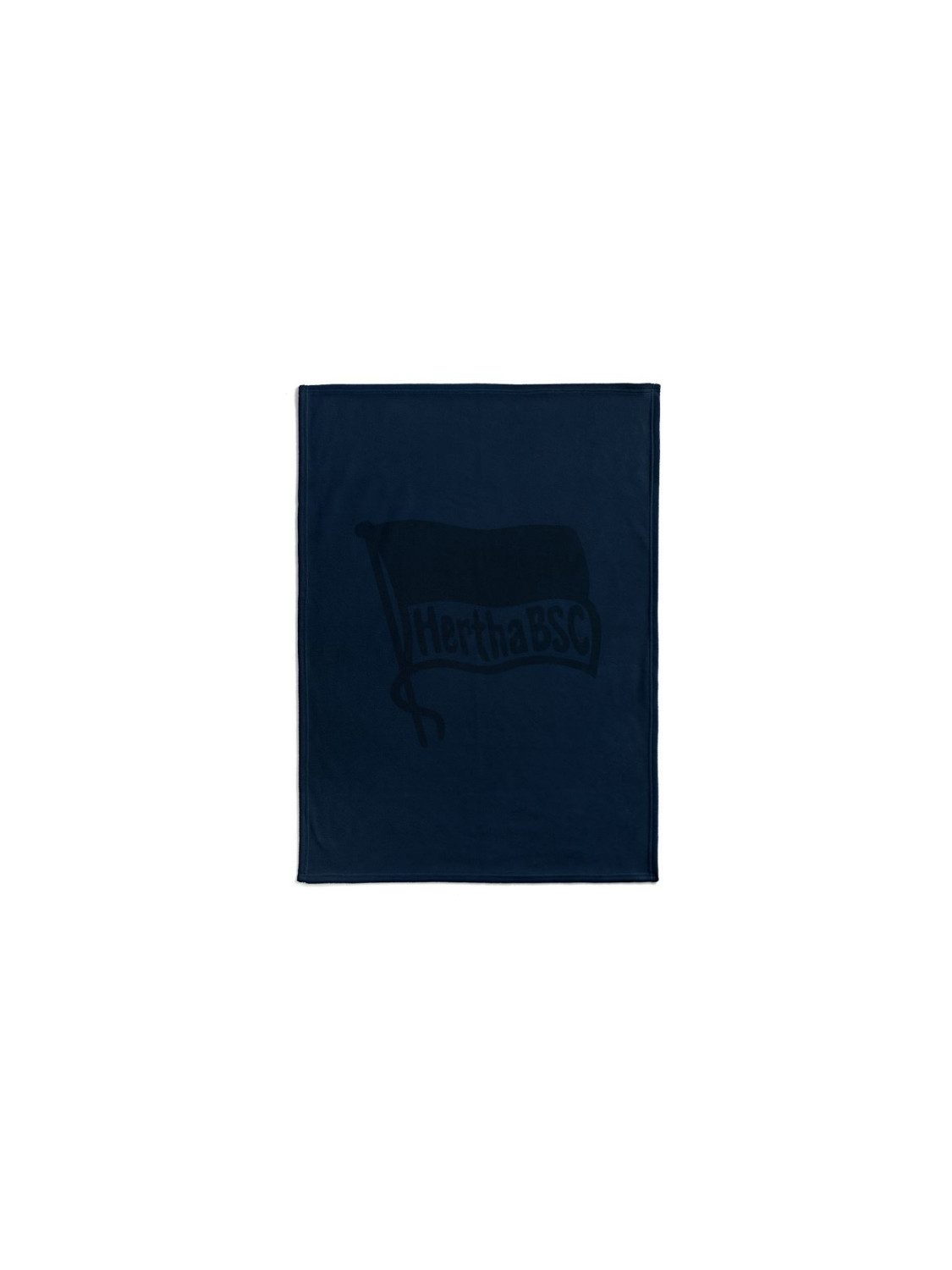 Hertha BSC Berlin Tagesdecke Hertha BSC Sherpadecke Fahne Navy