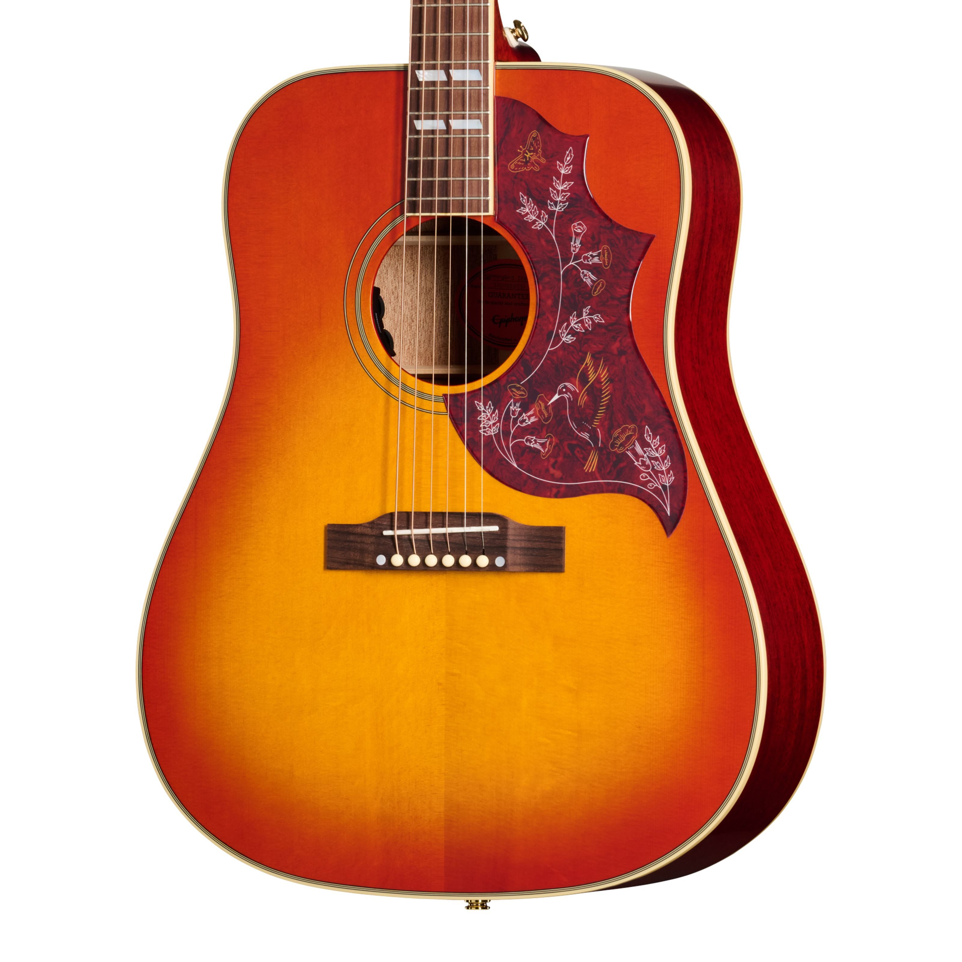 Epiphone Westerngitarre, Westerngitarren, Dreadnought Gitarren, Hummingbird Standard Cherry Sunburst - Westerngitarre