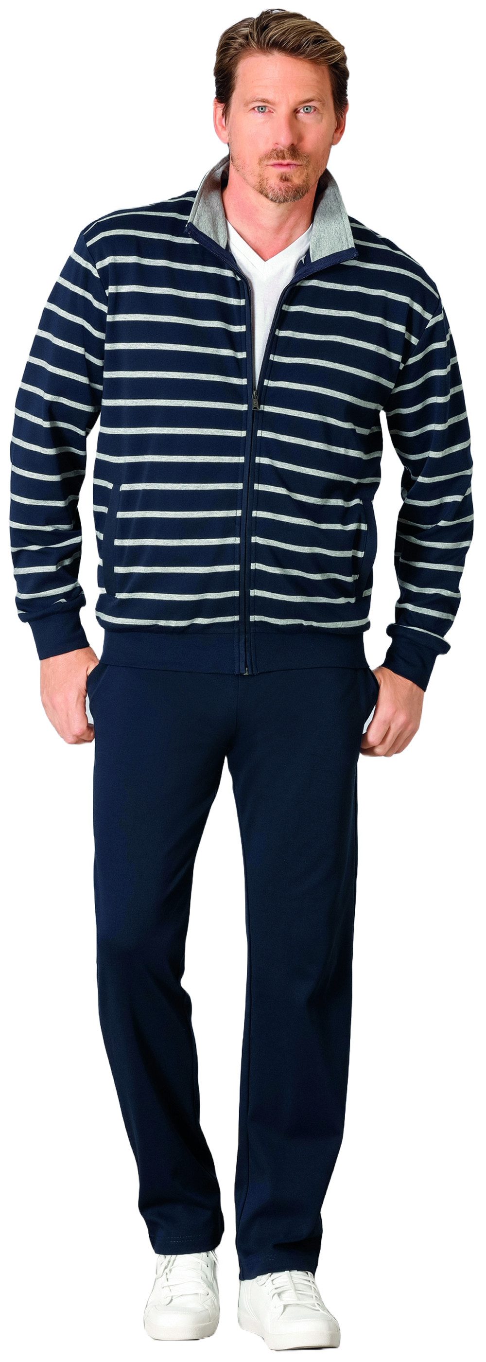 Hajo Hausanzug Herren Homewear Anzug (2 tlg) Modisches Design