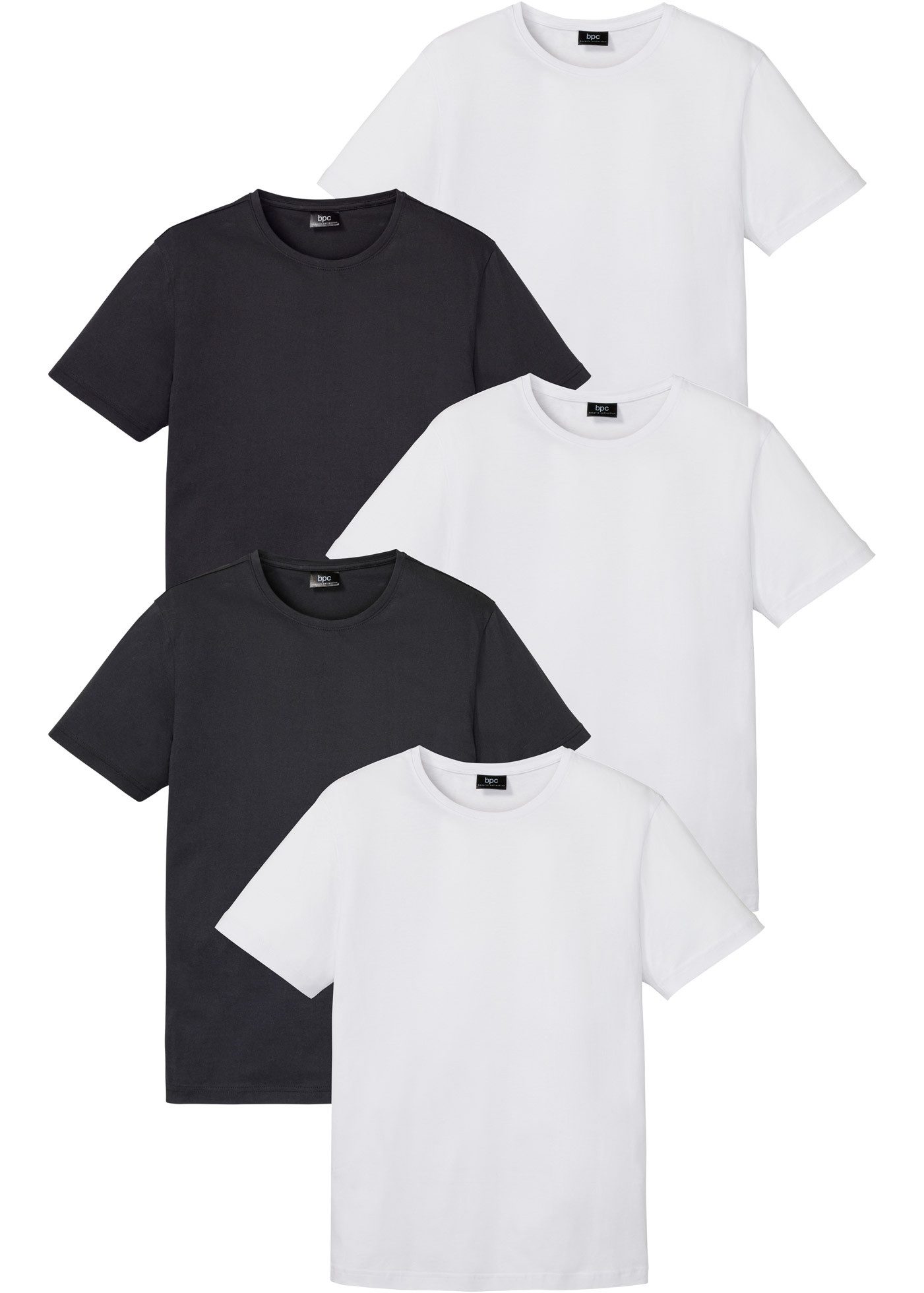 bonprix T-Shirt (Packung, 5-tlg., 5) T-Shirt (5er Pack)