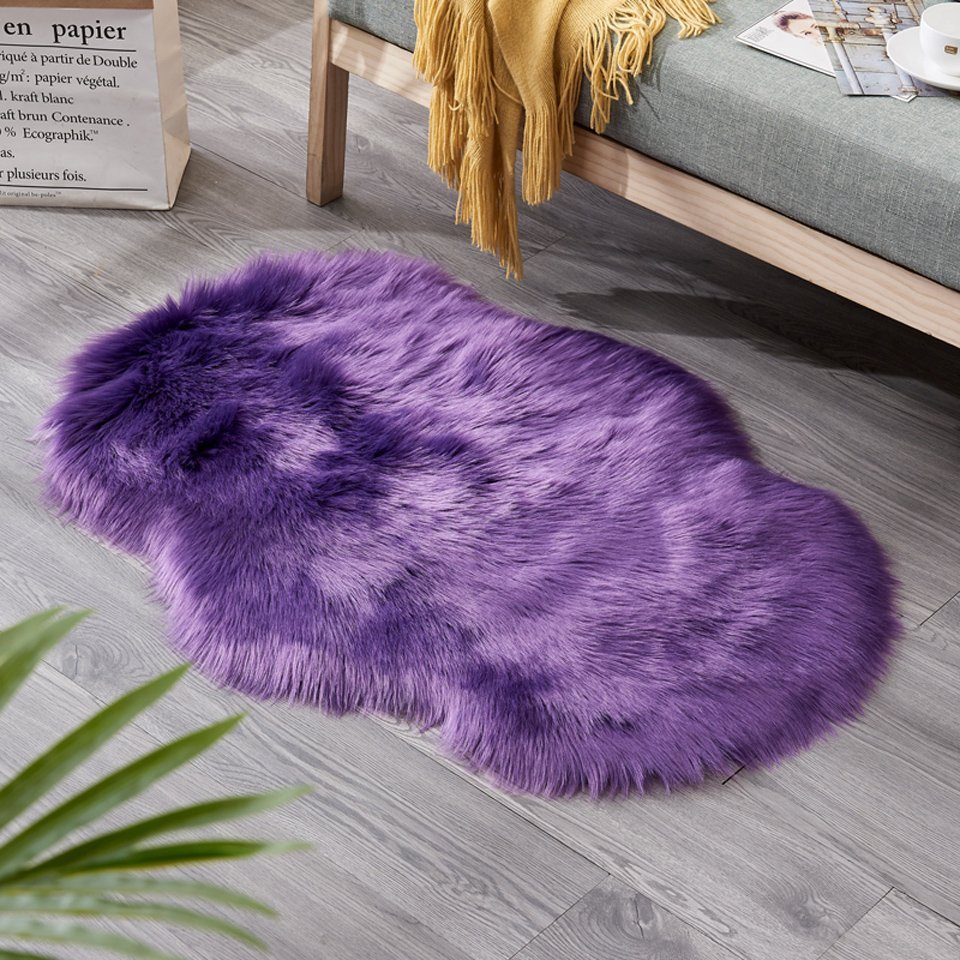BTTO TEPP Hochflor-Teppich Fellteppich,Kunstfell,Weich,Hochflor Shaggy Tepp günstig online kaufen