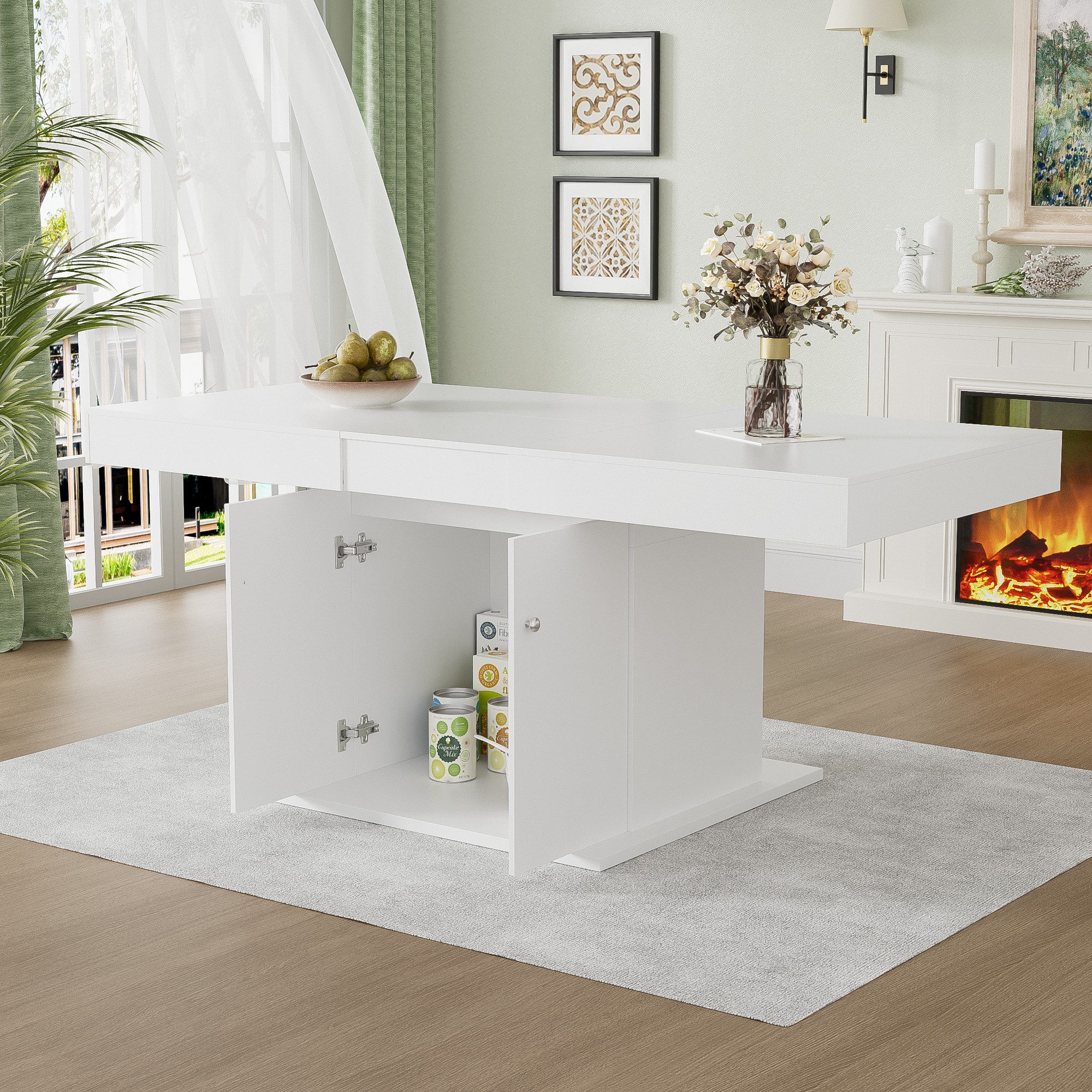 Odikalo Esstisch Ausziehbarer Esstisch, L140/180*W80*H76cm,Esstisch mit günstig online kaufen