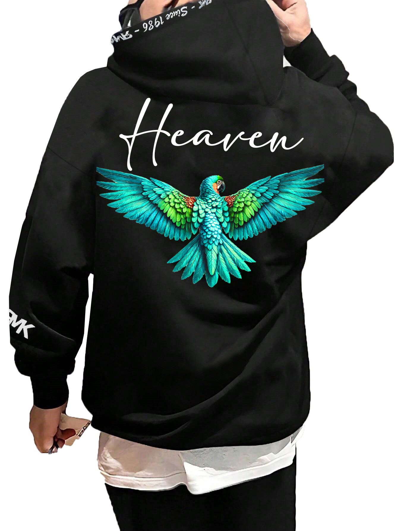 Hoodie Herren Kapuzenpullover Pullover Pulli Langarmshirt Heaven