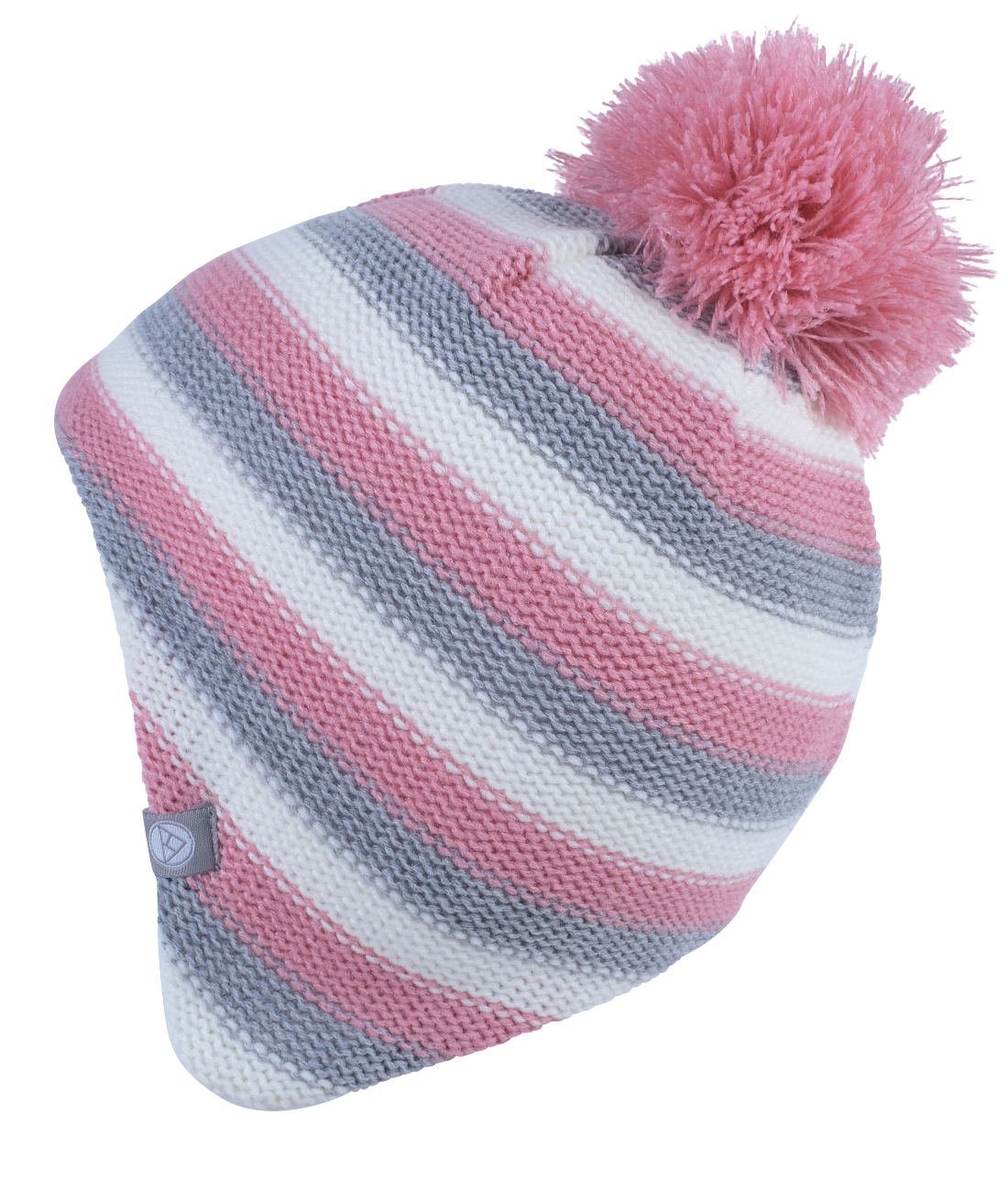 Ugitopi Baby Jungen Mädchen Winter Fleece Futter Hut Kleinkind gestrickte Kapuze Schal Beanies Ear, Pink3 