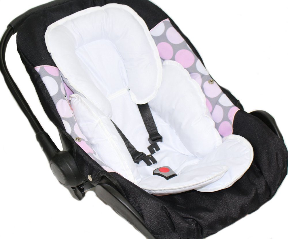 Primawela Sitzverkleinerer Sitzverkleinerer Baumwolle für Auto Kindersitz Baby Schale Einlage