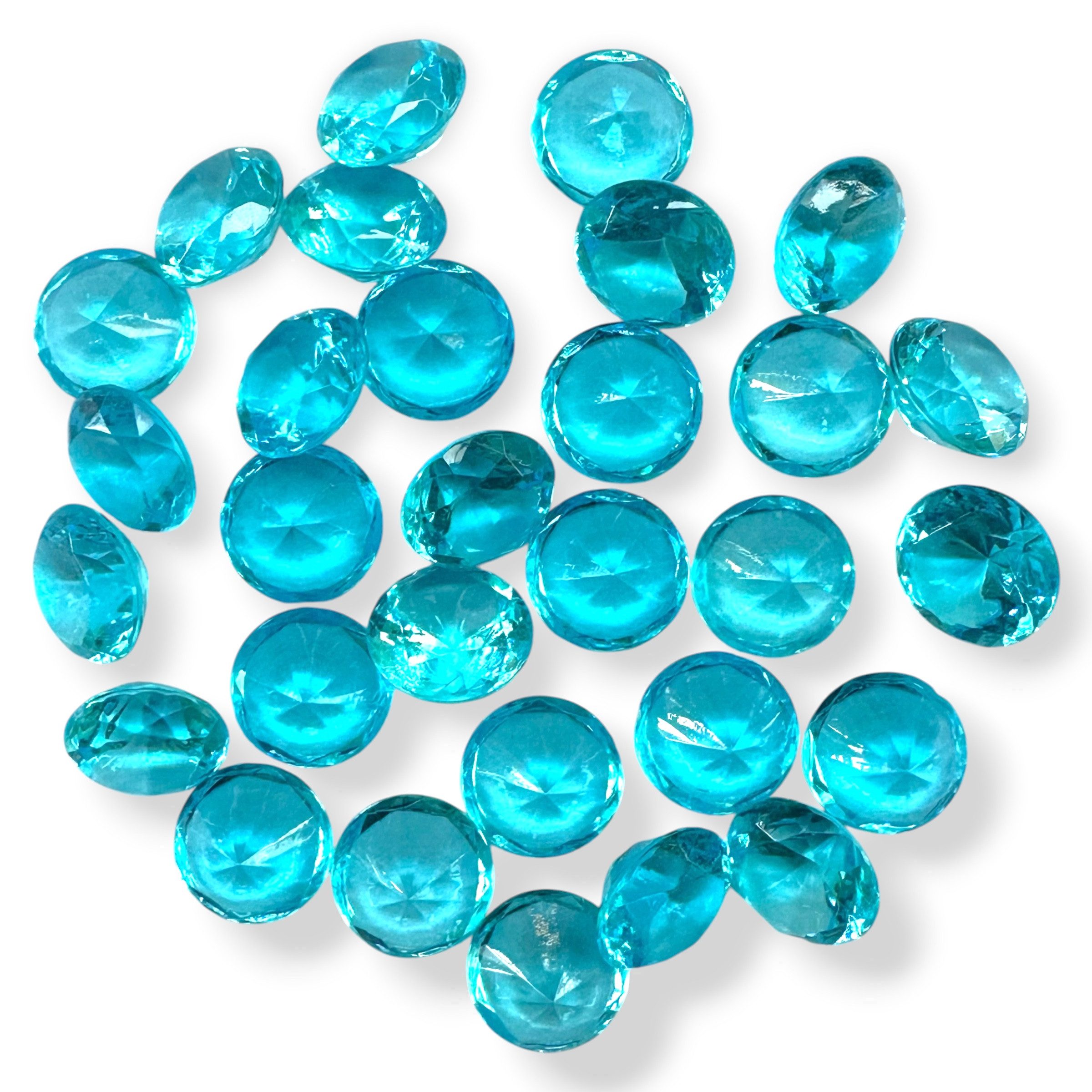 Eurosand Streudeko Deko Brillanten 19mm 100ml ca. 35 Stück Diamant Dekosteine