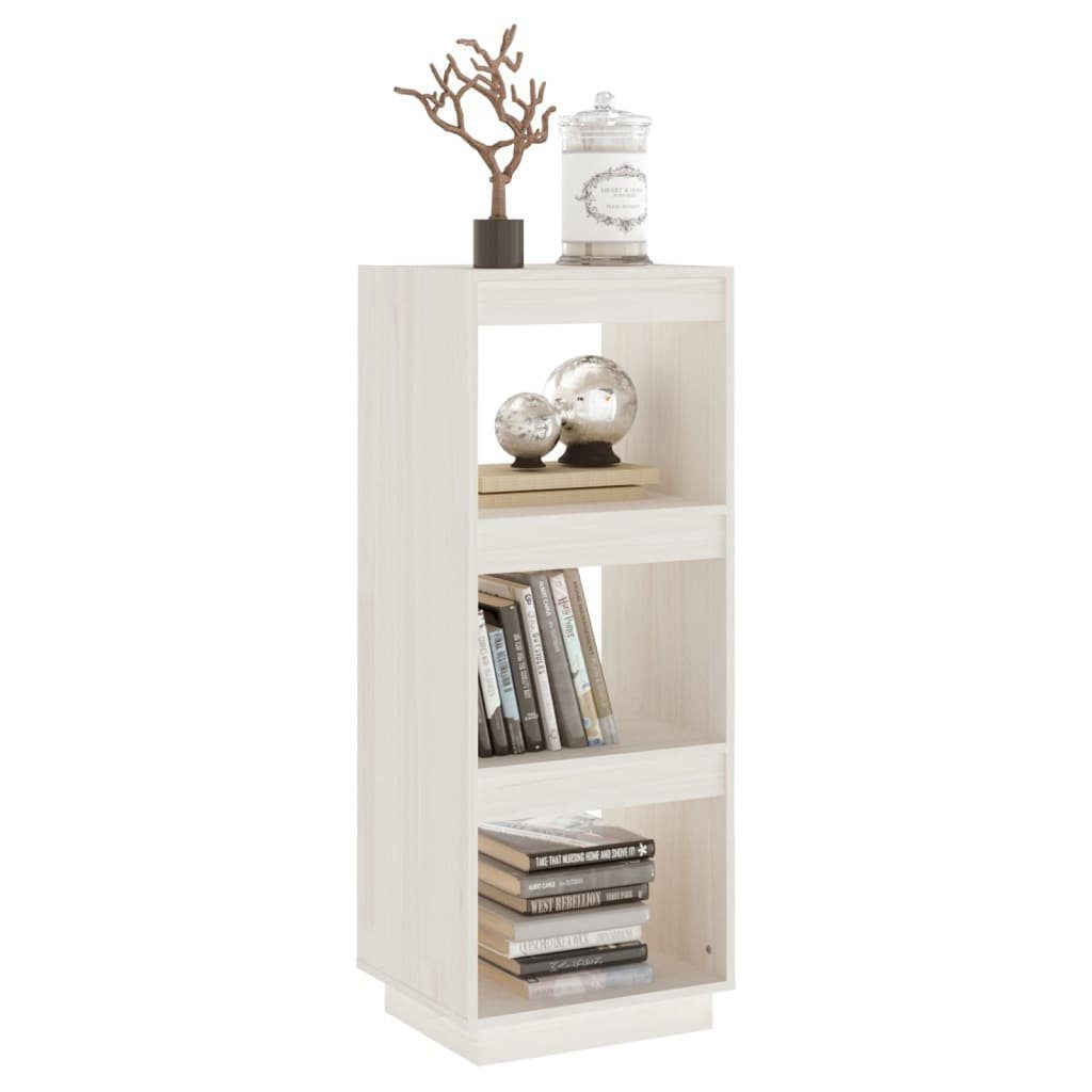 Weiß Kiefer Bücherregal/Raumteiler Bücherregal cm Massivholz 40x35x103 furnicato