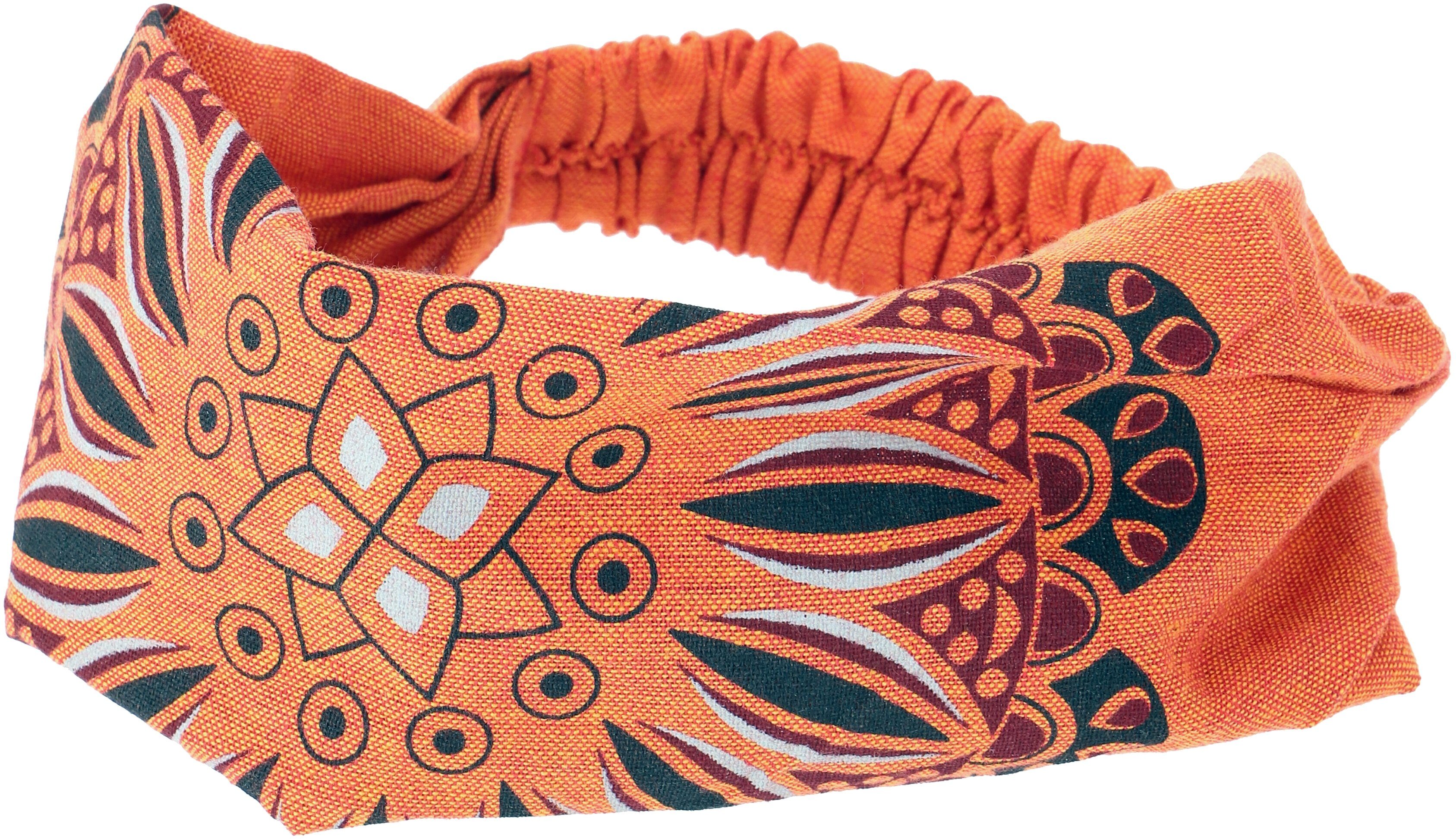 Guru-Shop Stirnband Haarband, Kopfband, Bandana mit farbenfrohem..
