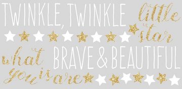 RoomMates Wandsticker Twinkle Twinkle Little Star Quote