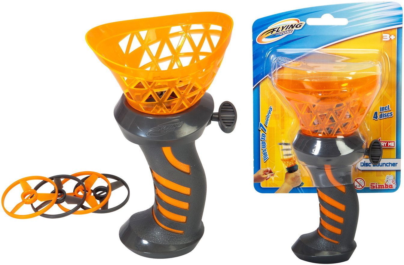 SIMBA Spielball Outdoor Spielzeug Wurfspiel Flying Zone Disc Launcher 107206251