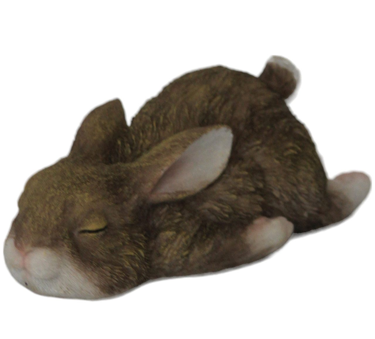 Figurendiscounter Gartenfigur Dekofigur Hase liegend 7,5 x 5,5 x 14 cm