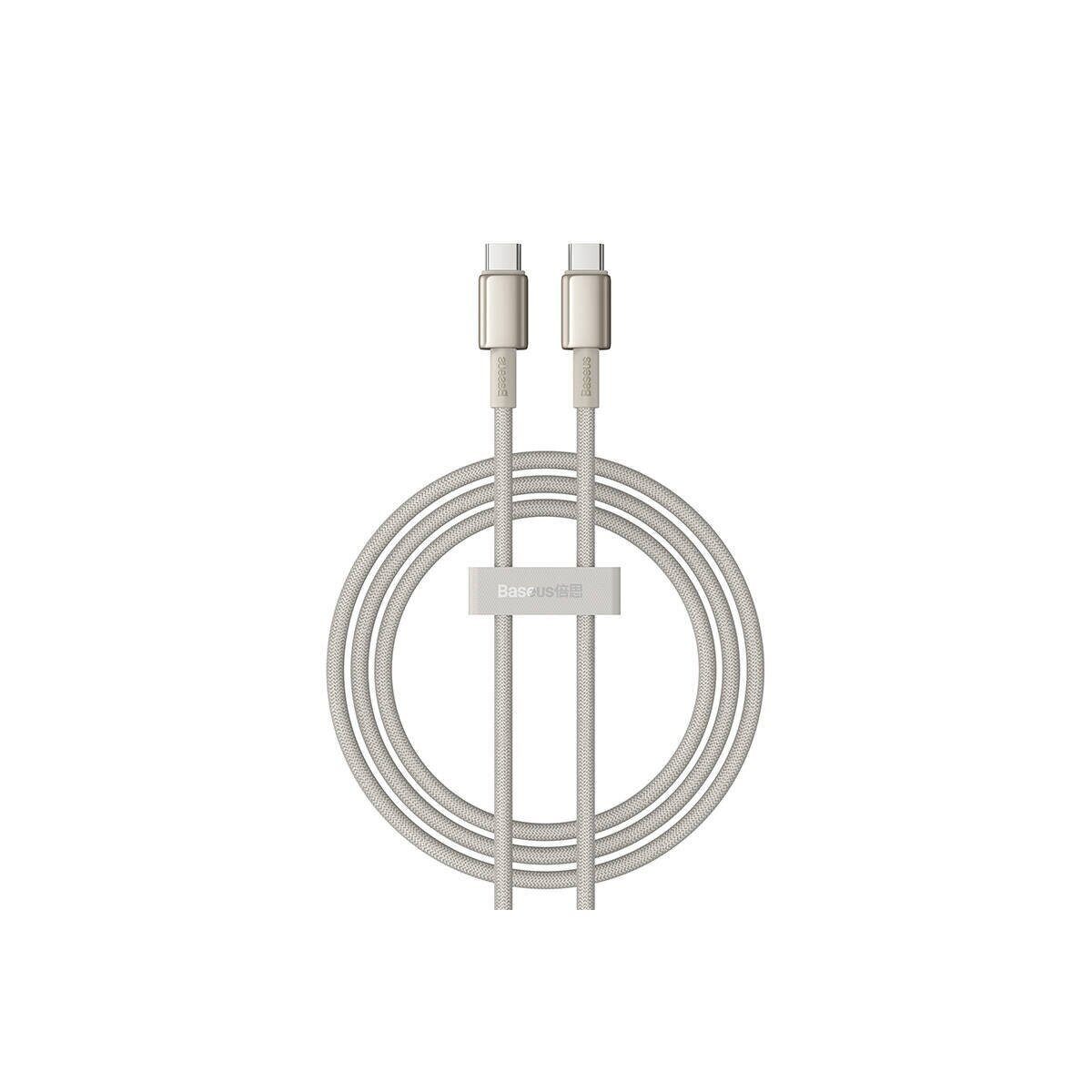 Baseus Schnell-Ladekabel USB-C/USB-C Gold, 100W, 1m gold Smartphone-Kabel