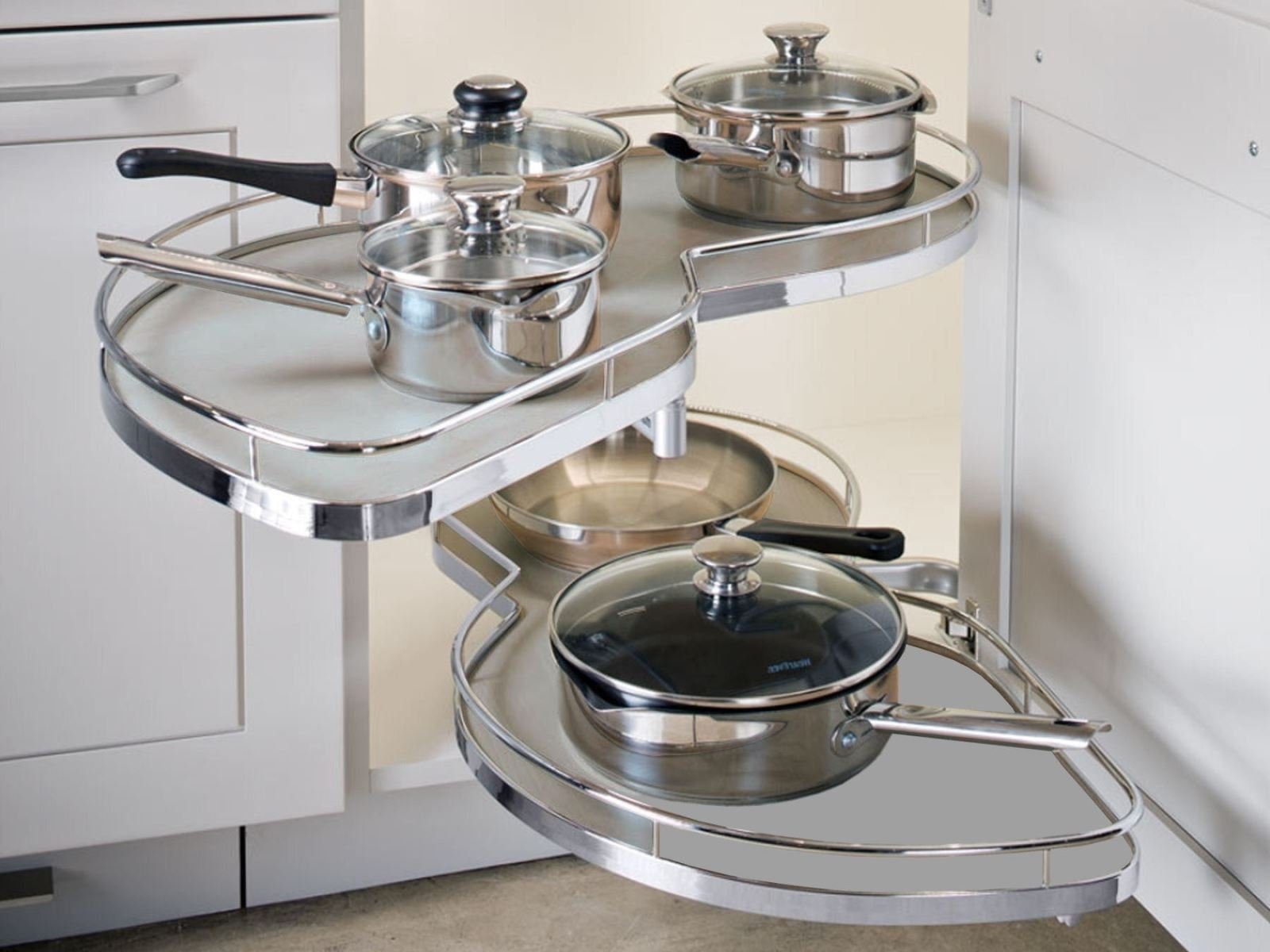 Kesseböhmer Auszugsboden 500 mm Links LeMans II Beschlag für Eckschrank, in günstig online kaufen