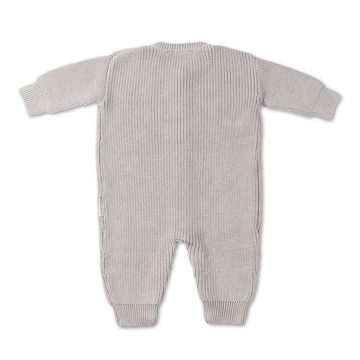 Hofbrucker seit 1948 Strampler Baby Strickoverall Hellgrau 62/68 (1-tlg)