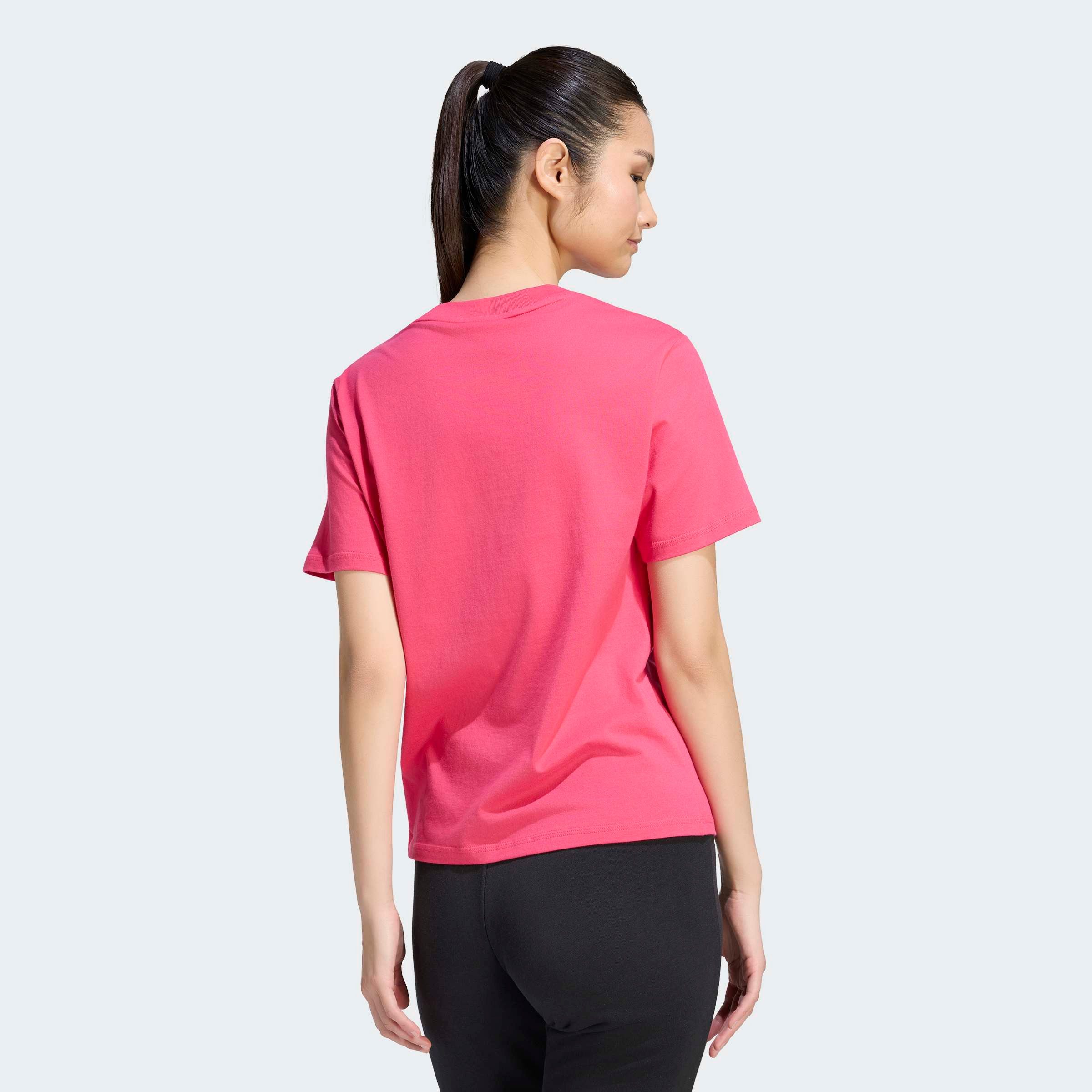 adidas Sportswear T-Shirt ESSENTIALS BAUMWOLL-, KLEINES LOGO mit kleinem 3-Streifen Logo auf der Brust, ohne Verschluss – Bild 2 von 5