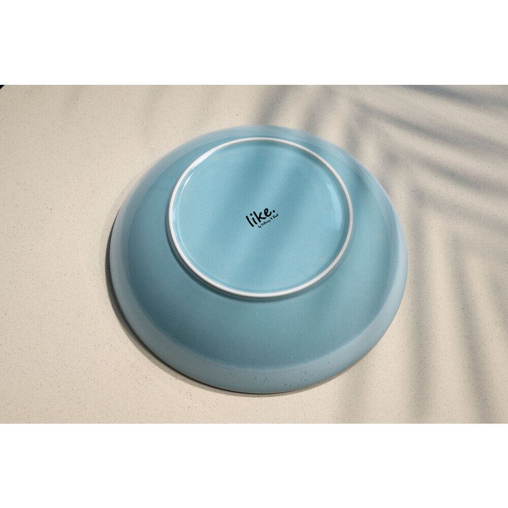 Villeroy & Boch Schale Schale 26 cm Perlemor Aqua, Premium Porcelain, Schale, Servierschale, Schüssel, Premium Porcelain, Reaktivglasur