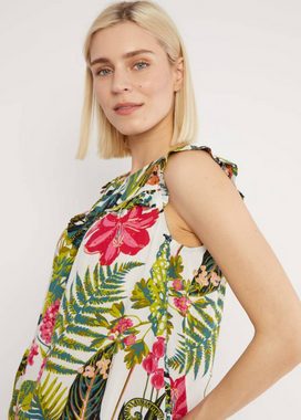 Blutsgeschwister Kurzarmbluse - Ärmellose Bluse mit Print - Wild Baby Doll