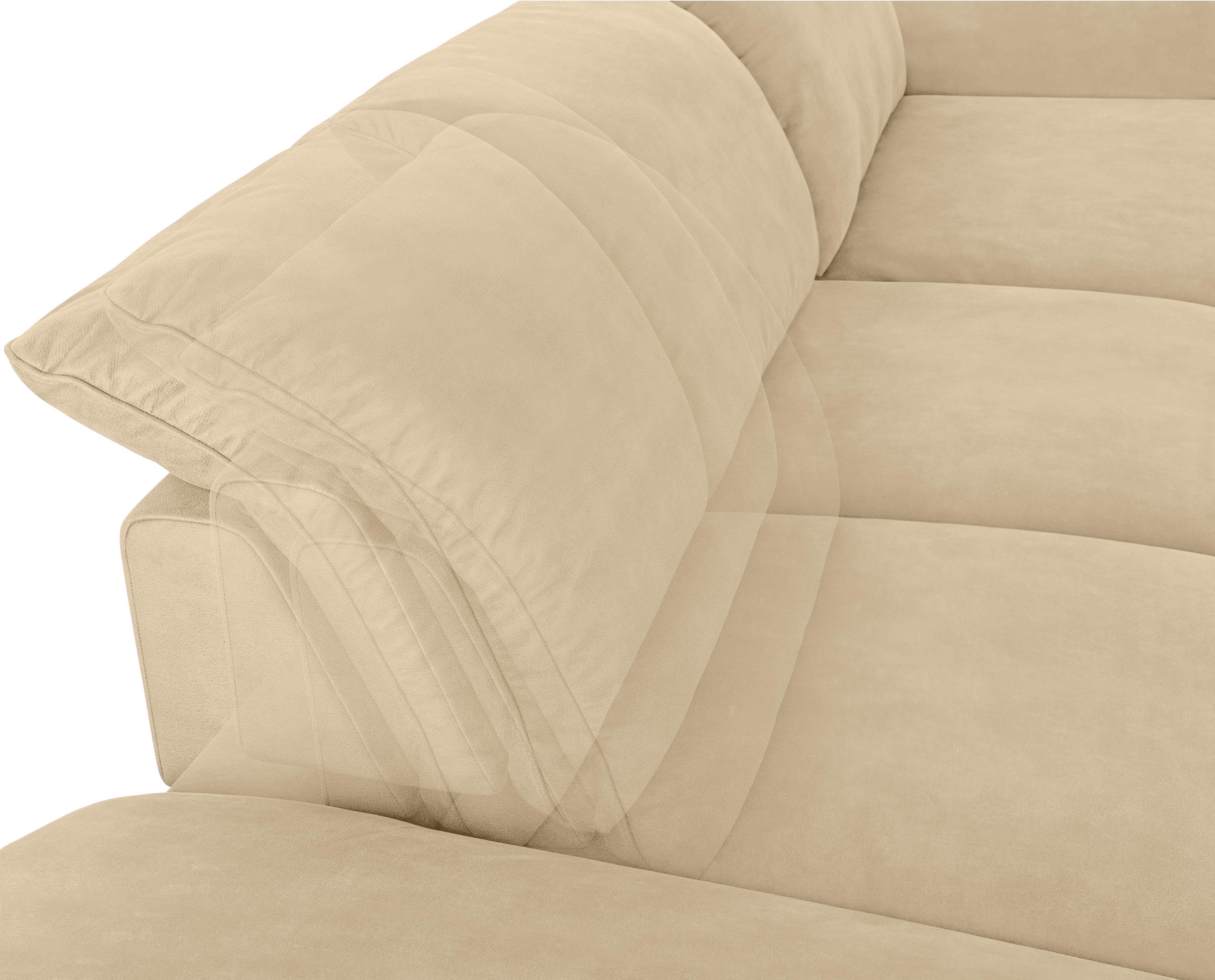 cm 340 Ecksofa Breite Sitztiefenverstellung, mit enjoy&MORE, silber matt, W.SCHILLIG Füße