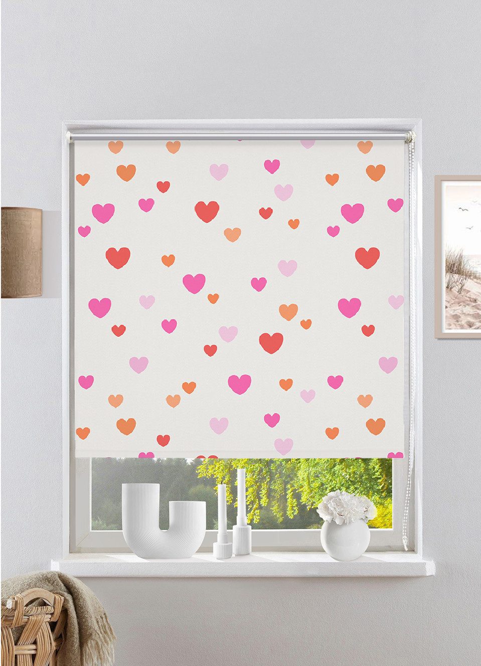 Rollo HEART, Lüttenhütt, verdunkelnd, ohne Bohren, günstig online kaufen