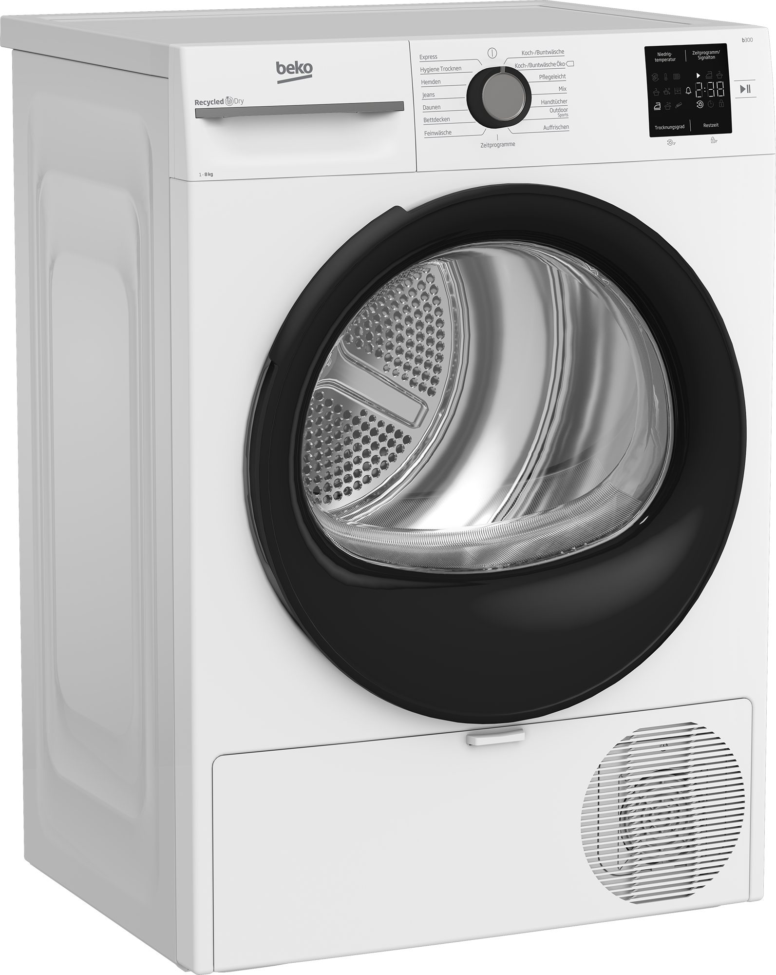 BEKO Kondenstrockner BM3T38220X, mit Wärmepumpentechnologie