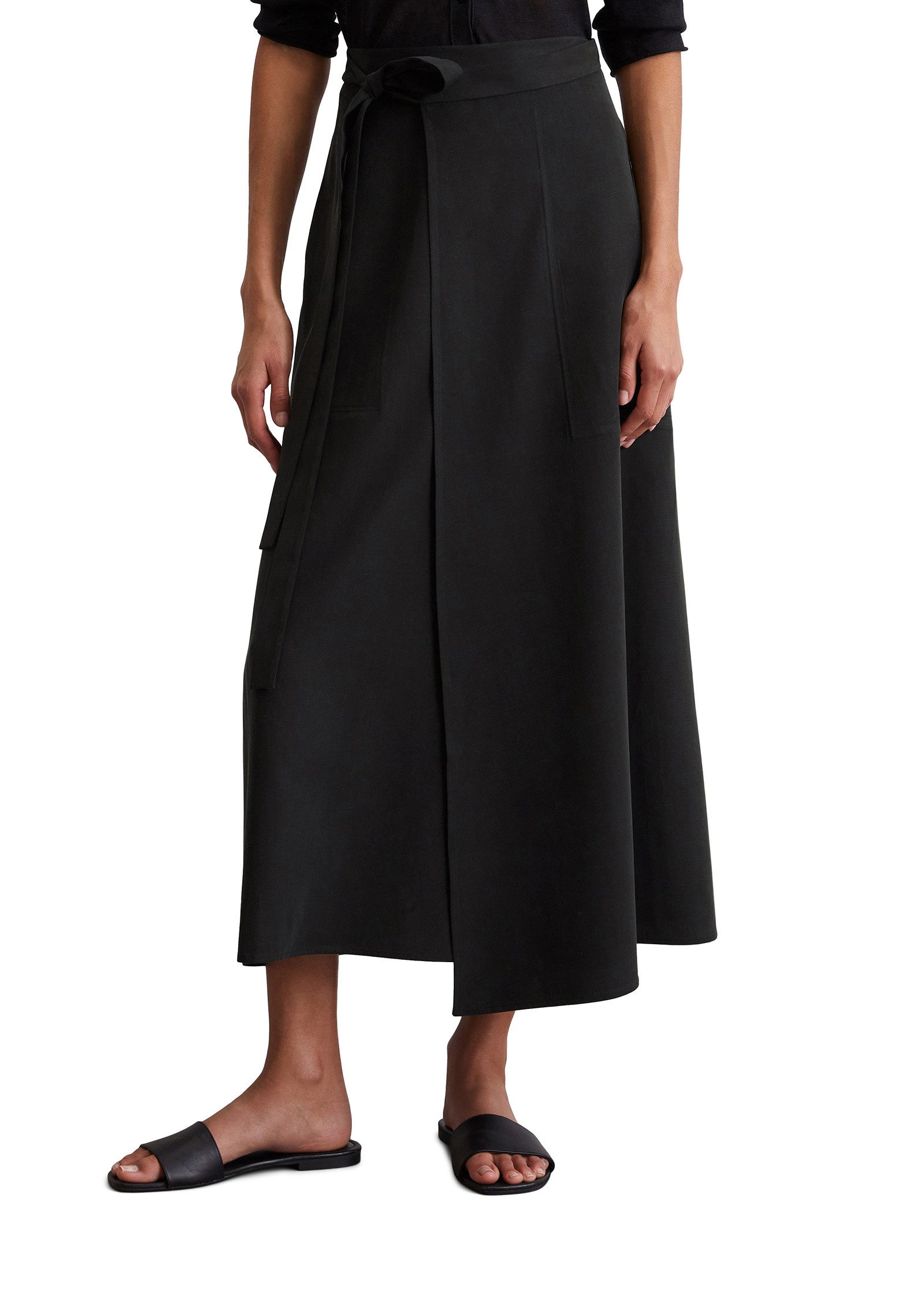 Marc O'Polo Webrock aus TENCEL™ Lyocell-Leinen-Mix