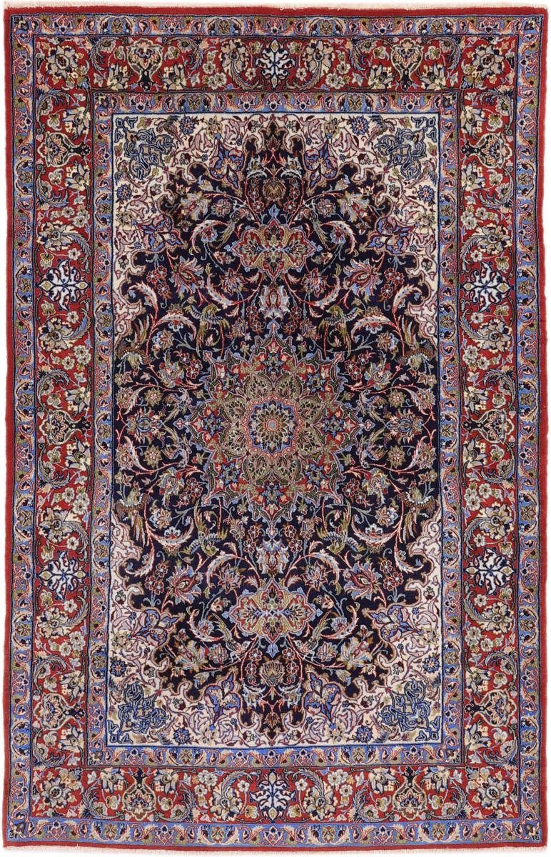 112x177 Handgeknüpfter rechteckig, Orientteppich 6 Höhe: Nain Trading, mm Seidenkette Orientteppich, Isfahan