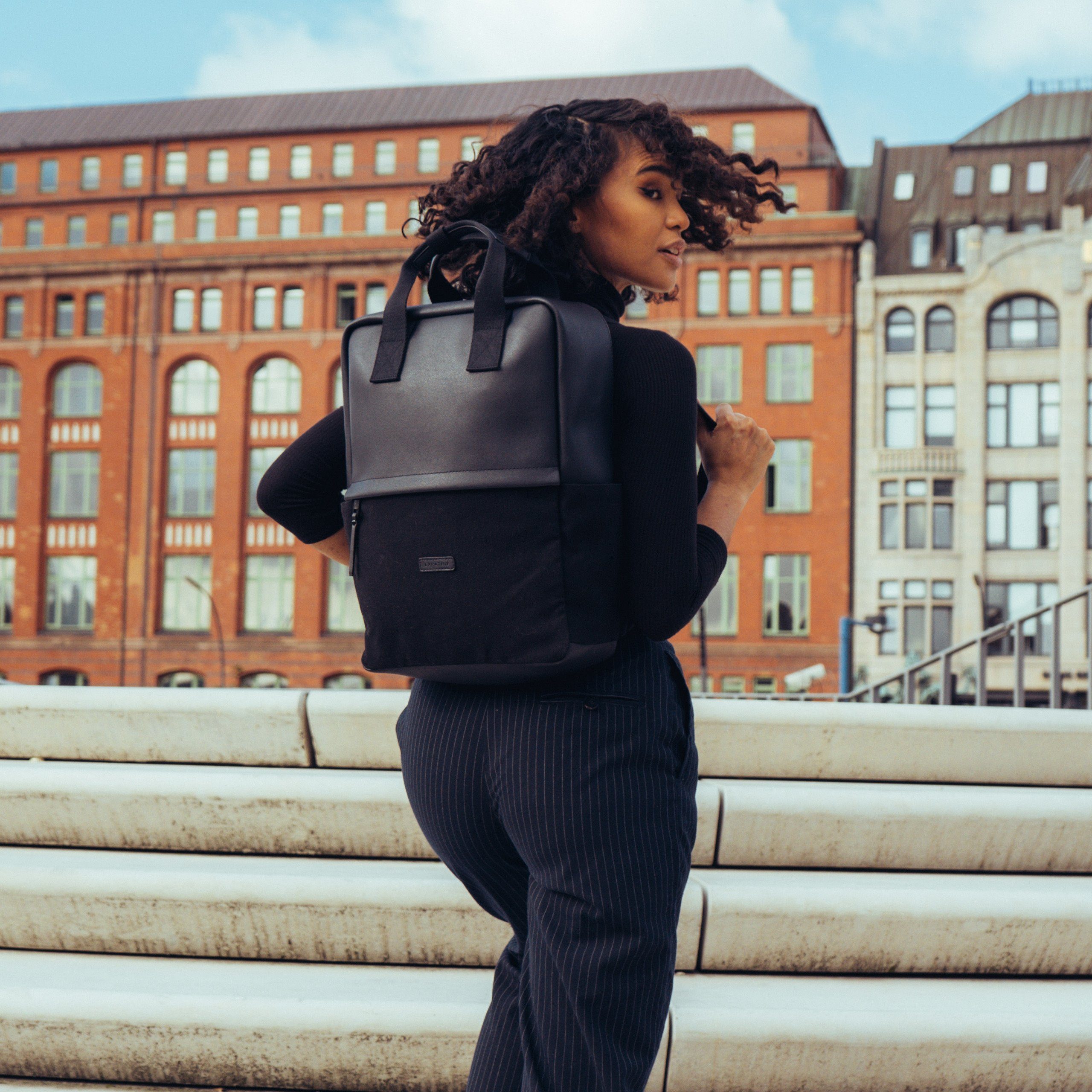 Expatrié Rucksack MILA Rucksack Damen, Tagesrucksack, Laptop Fach, Laptopfach