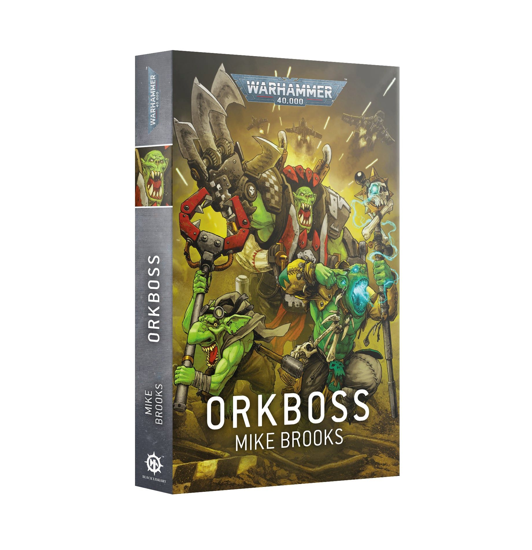Spielfigur Warhammer 40.000 Orkboss Englisch