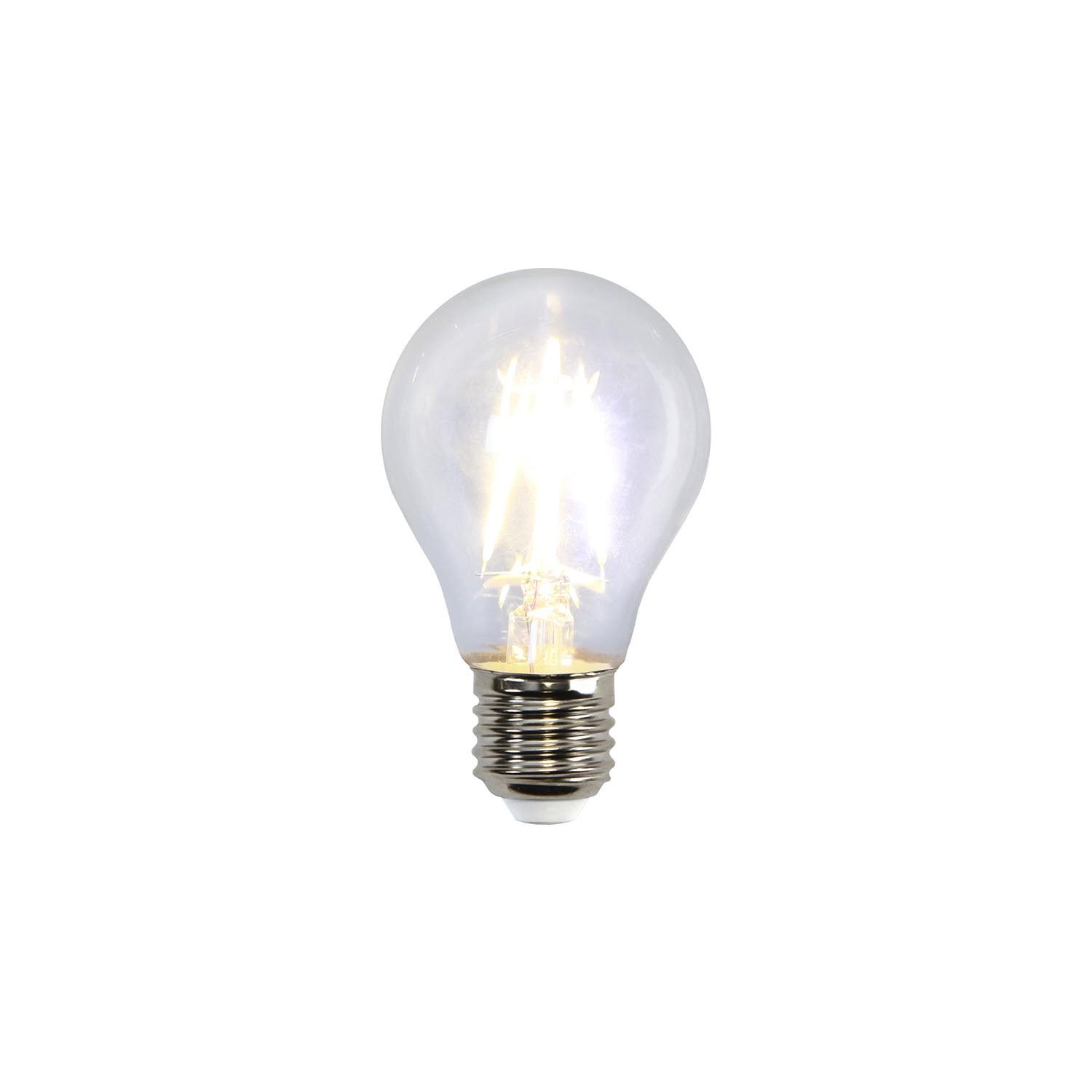 STAR TRADING LED Dekolicht Leuchtmittel, LED-Leuchtmittel,Clear', E27, 4W, 470lm, Birnenform, warmweiß