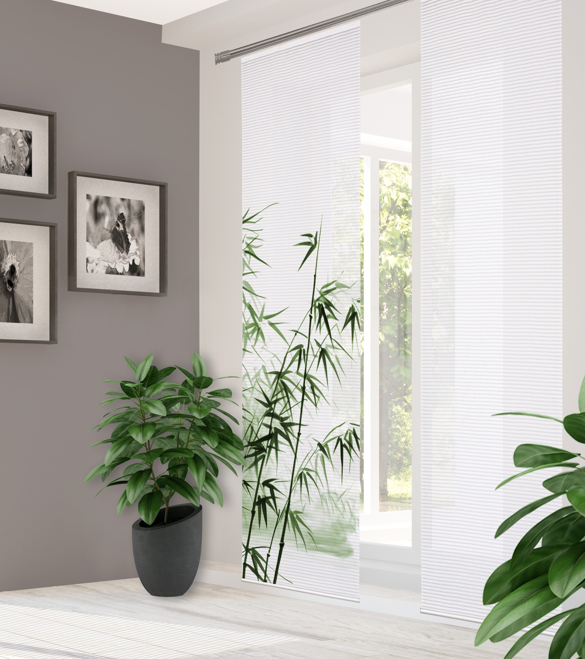 HOME in green Schiebegardine RUFUS (1 günstig online kaufen