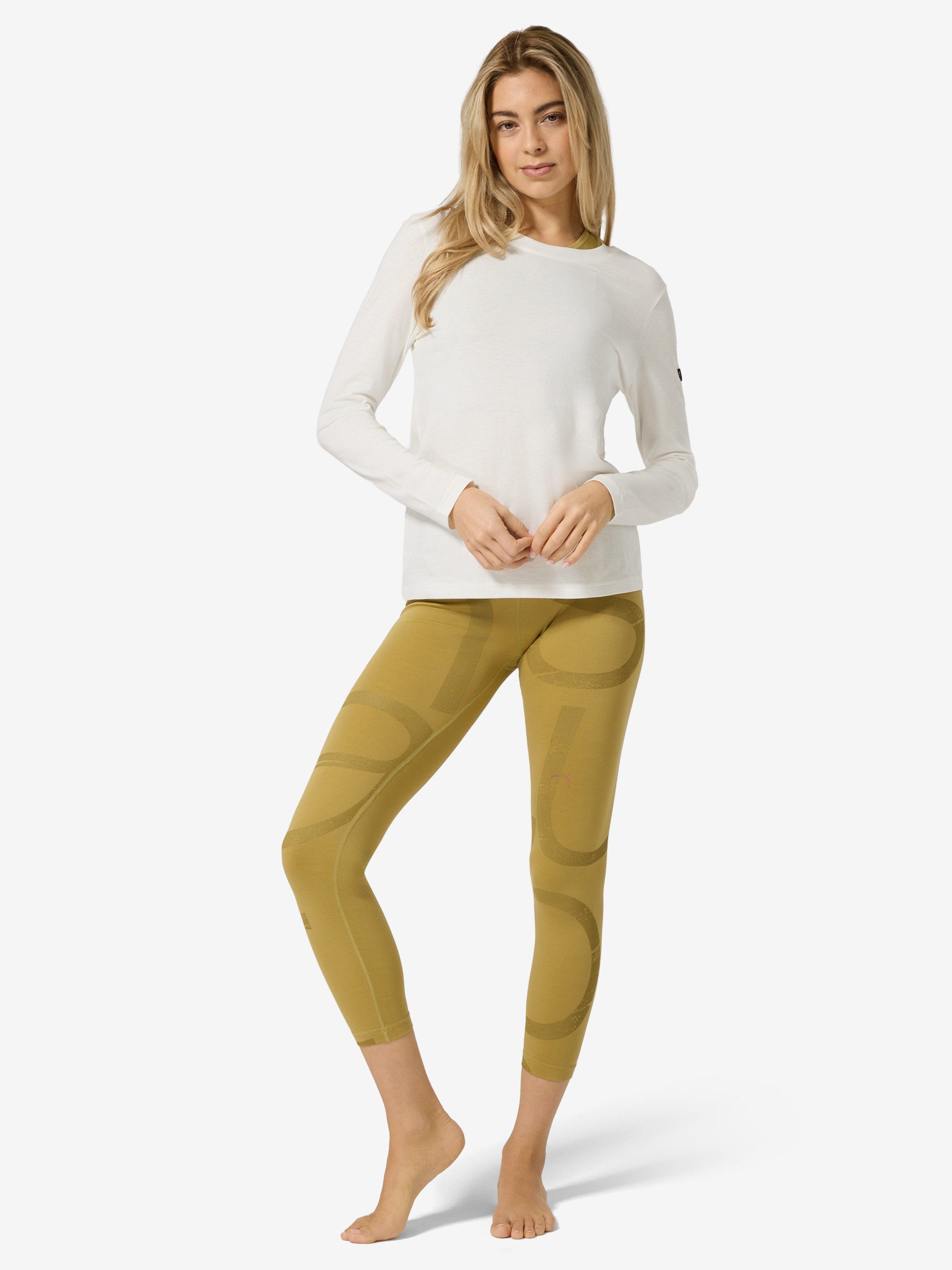 SUPER.NATURAL Langarmshirt für Damen, nachhaltig, Merino modern, atmungsaktiv